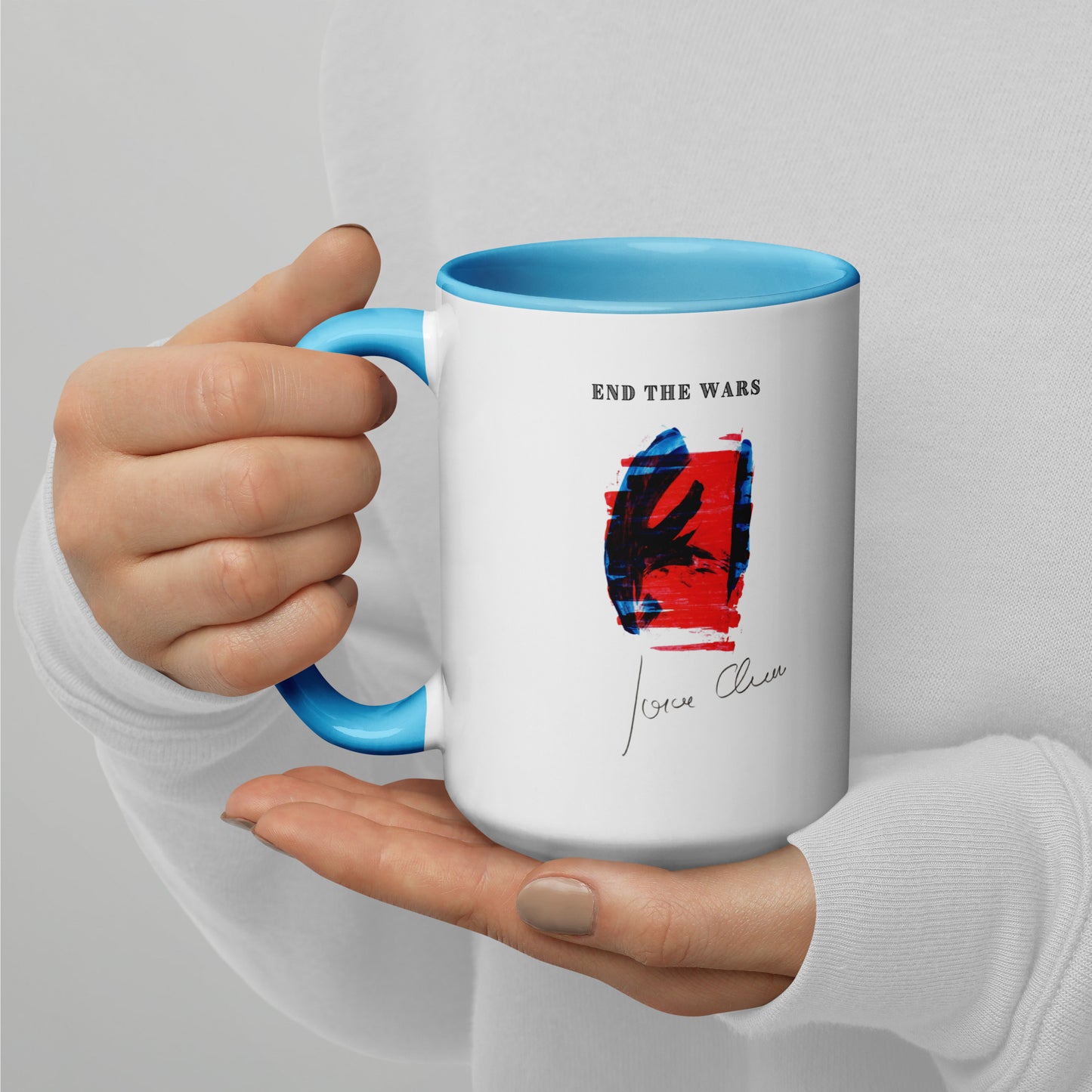 End the Wars Mug by Jorge Chaves