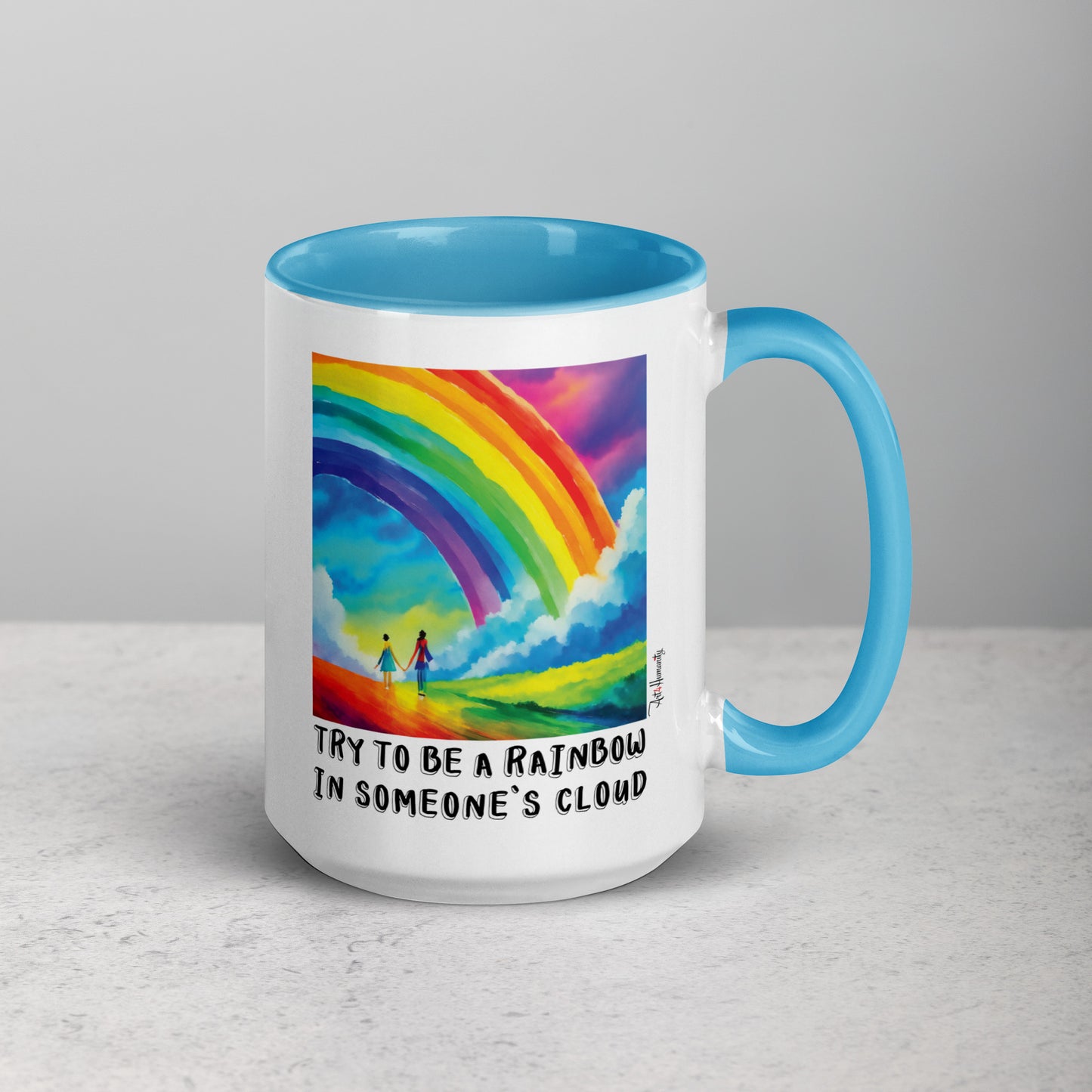 Be Rainbow in Someone's Cloud Mug