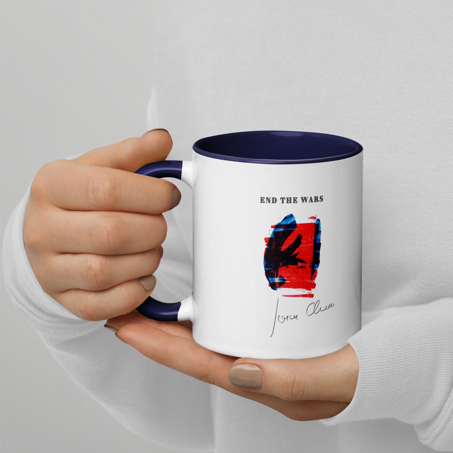 End the Wars Mug by Jorge Chaves