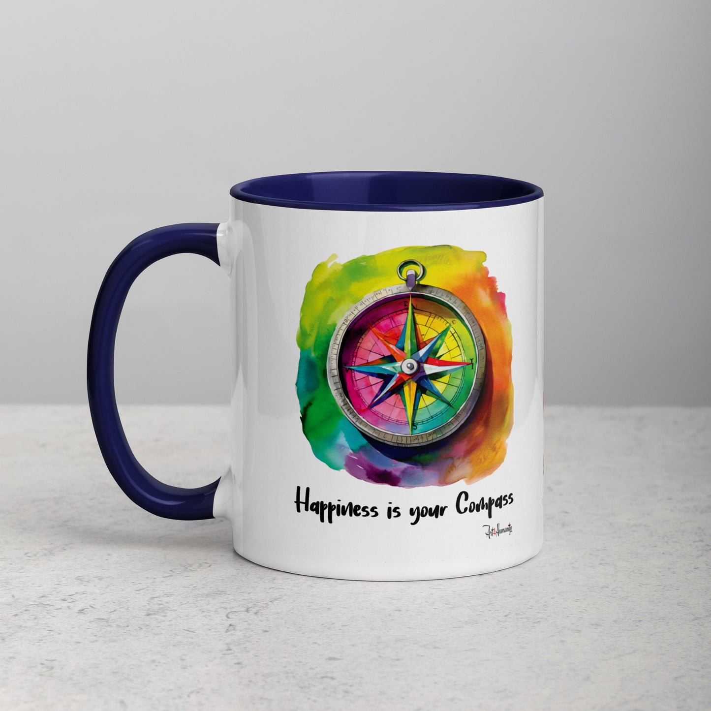 Happiness is Your Compass Mug