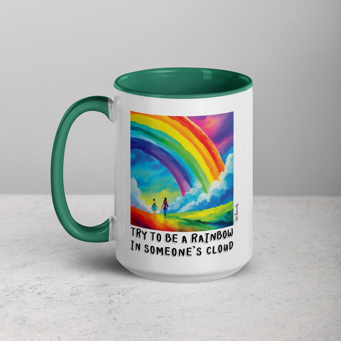 Be Rainbow in Someone's Cloud Mug