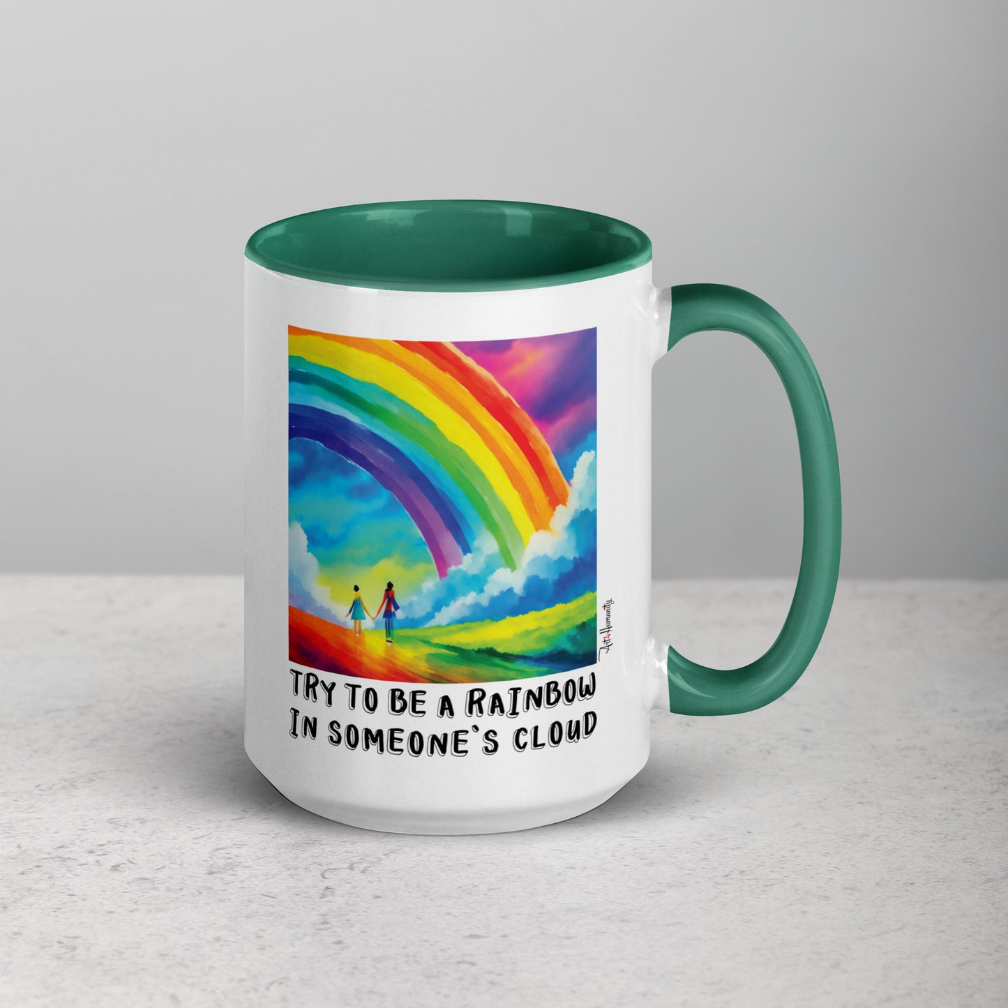 Be Rainbow in Someone's Cloud Mug