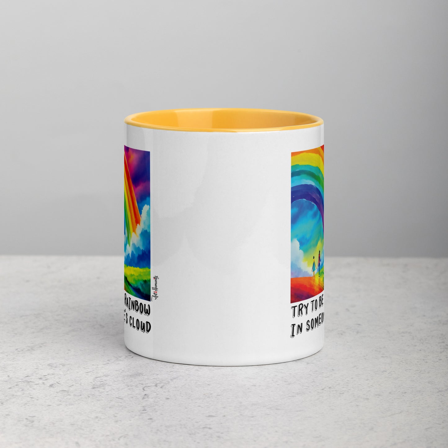 Be Rainbow in Someone's Cloud Mug