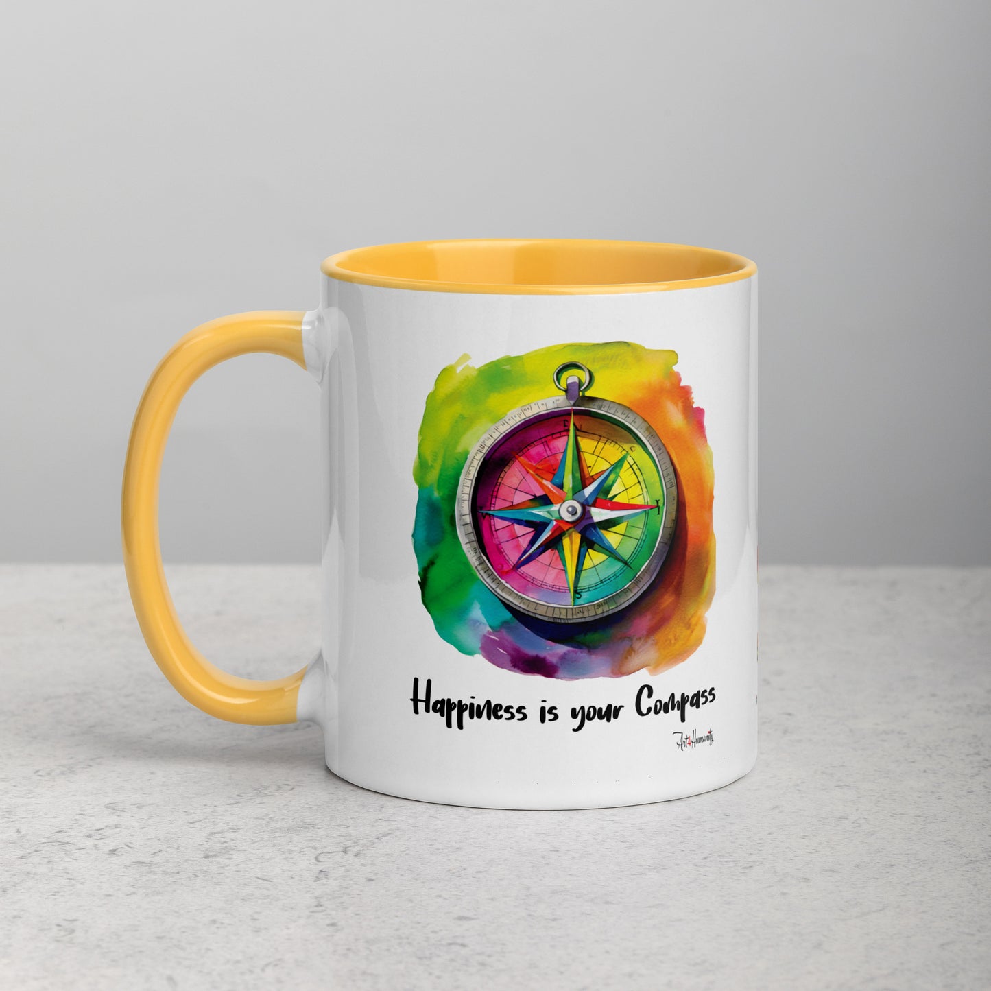 Happiness is Your Compass Mug