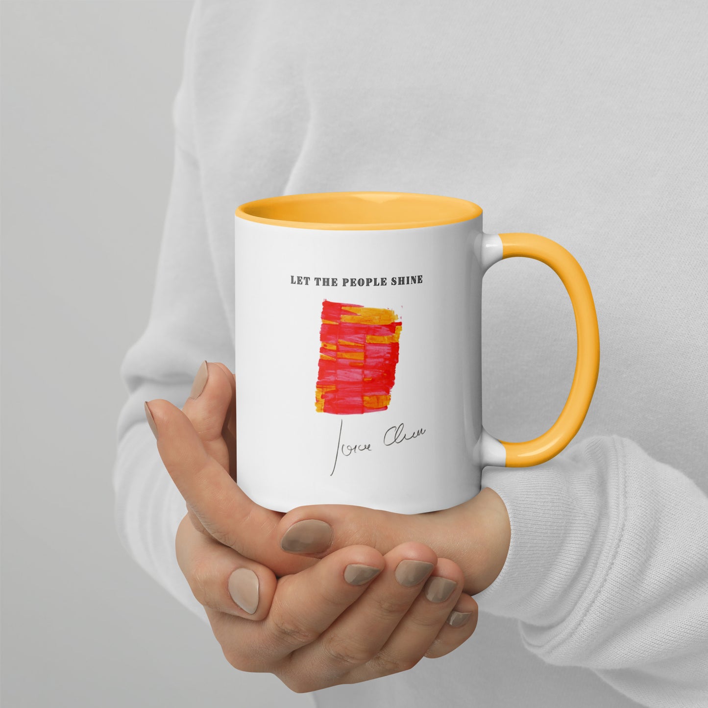 Let the People Shine Mug by Jorge Chaves
