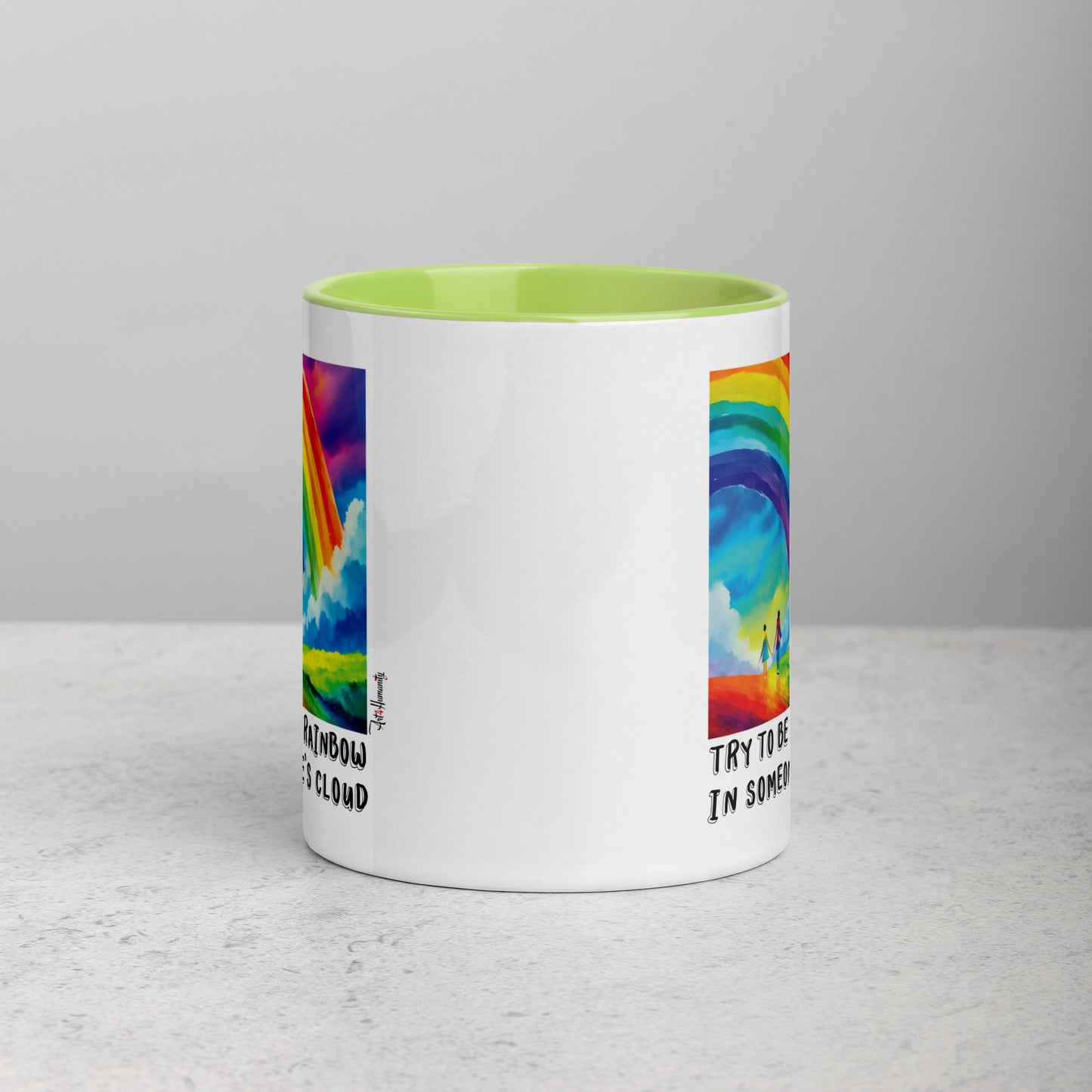 Be Rainbow in Someone's Cloud Mug