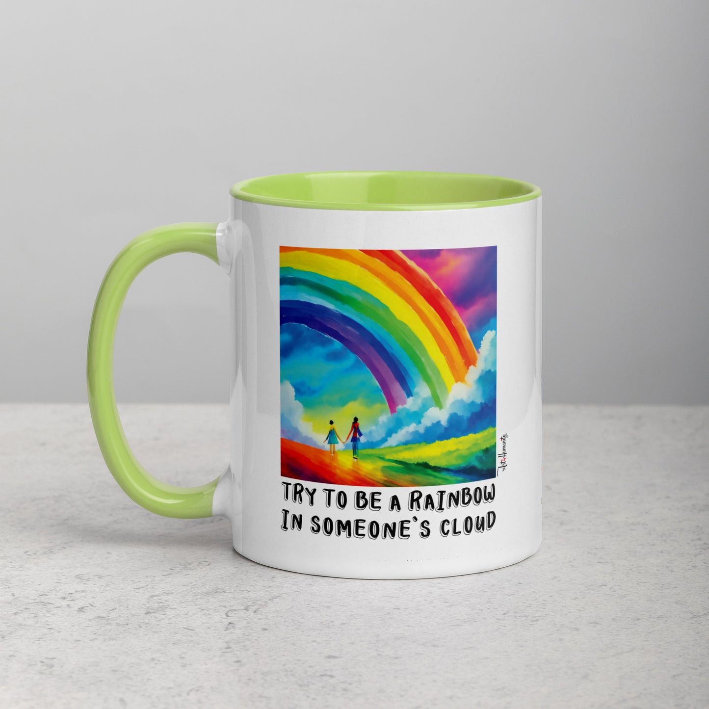 Be Rainbow in Someone's Cloud Mug