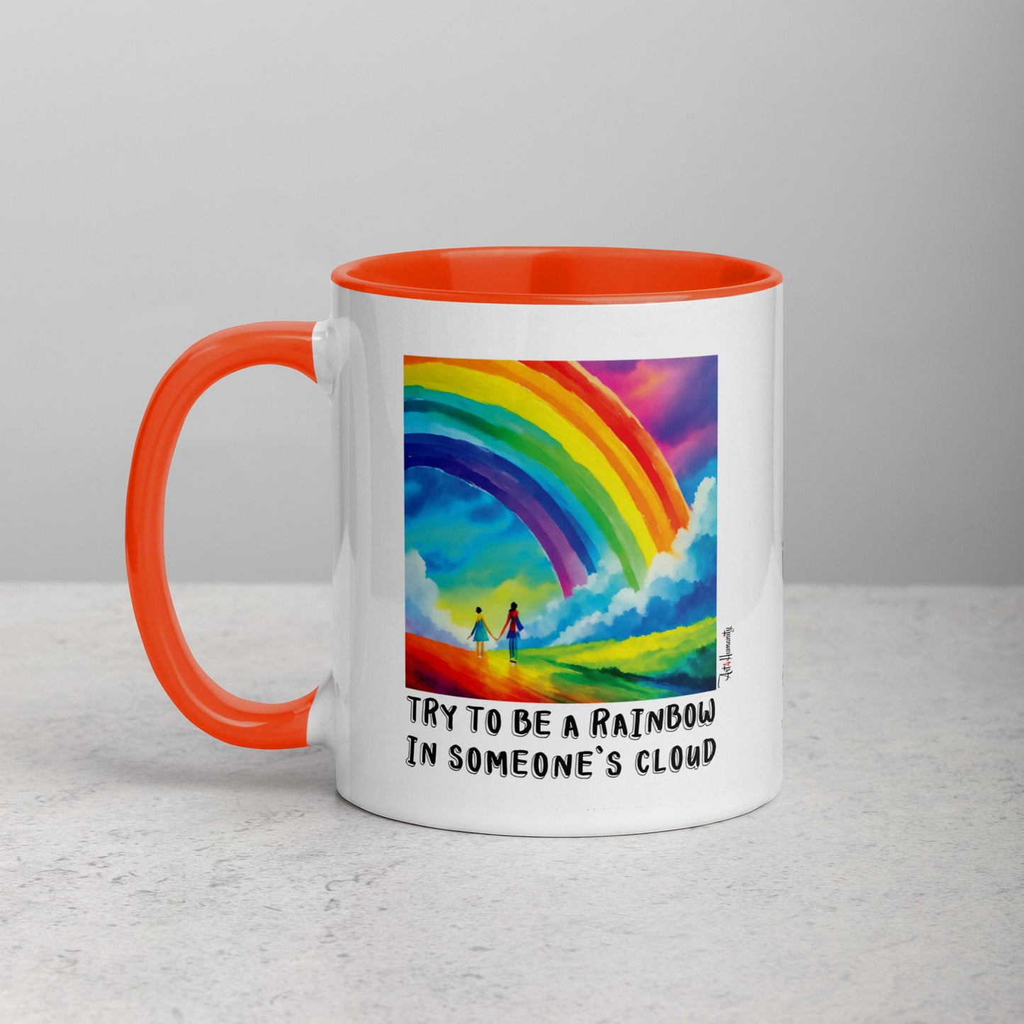 Be Rainbow in Someone's Cloud Mug
