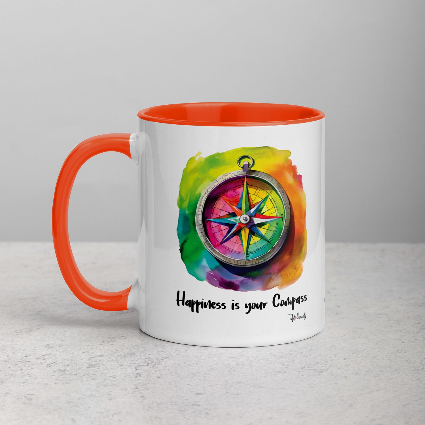 Happiness is Your Compass Mug
