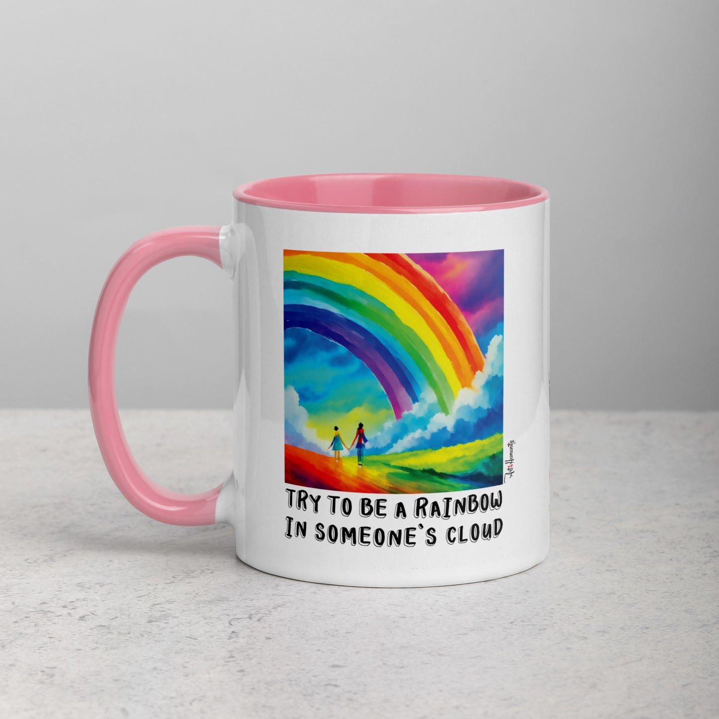 Be Rainbow in Someone's Cloud Mug