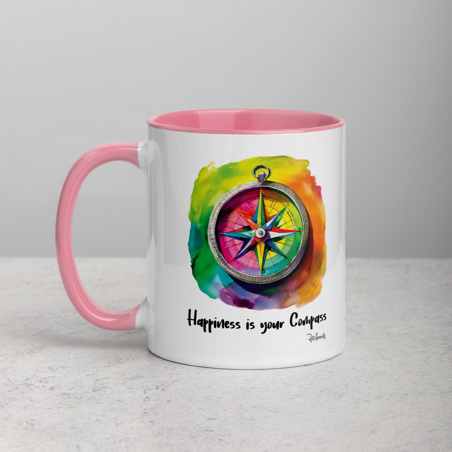 Happiness is Your Compass Mug