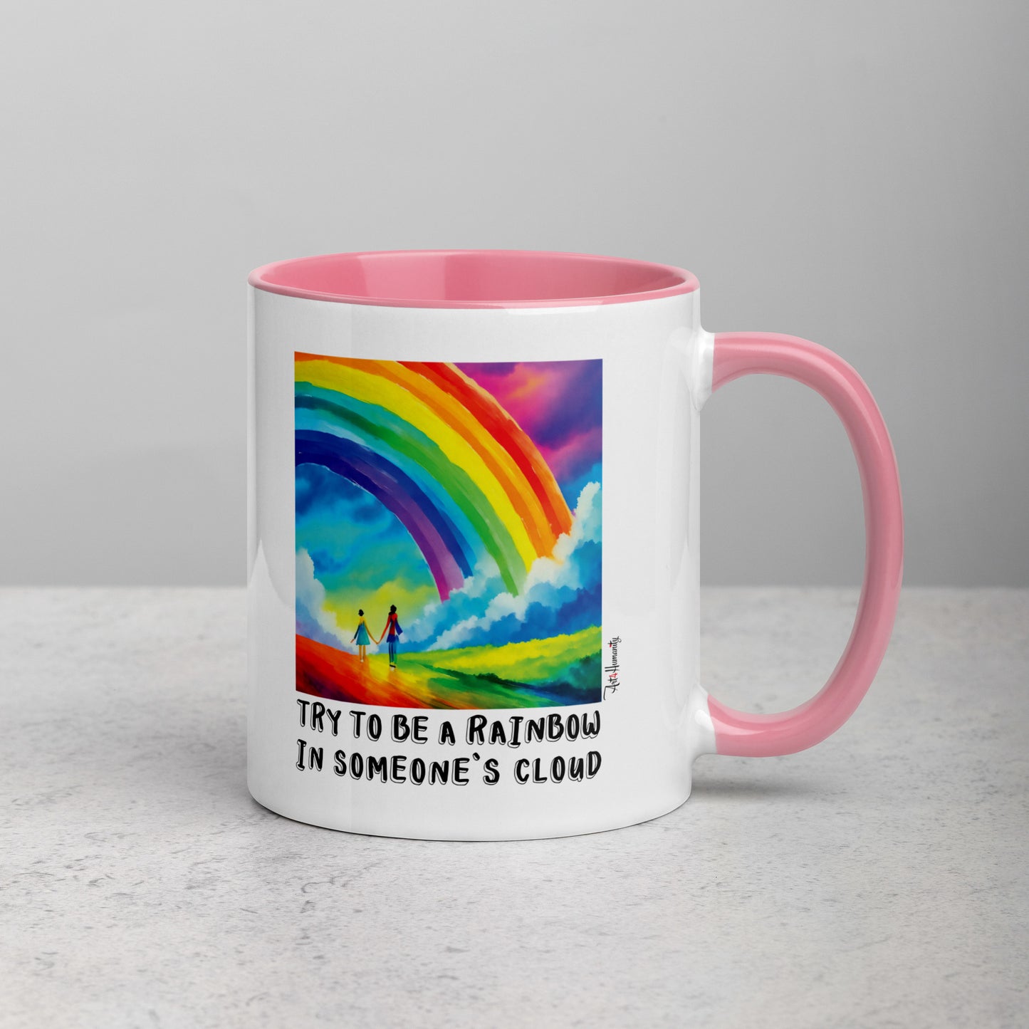 Be Rainbow in Someone's Cloud Mug