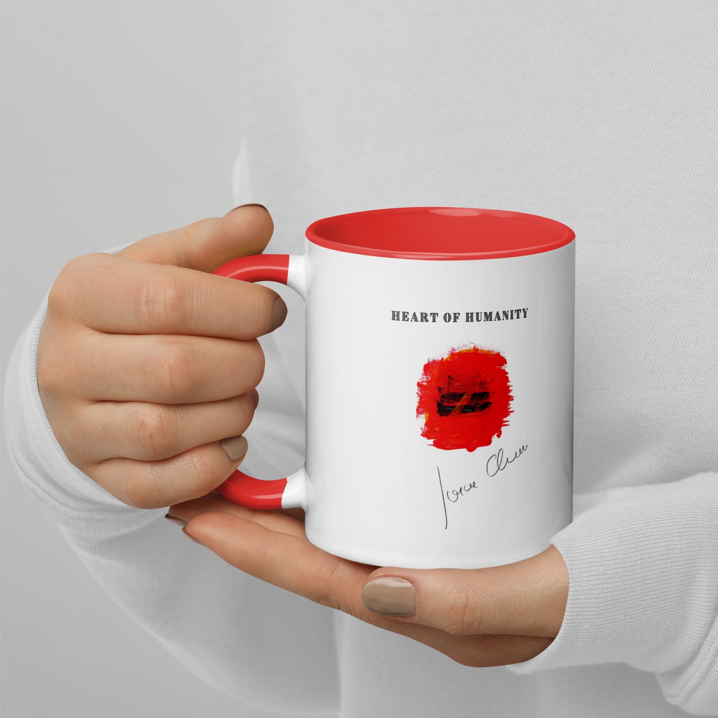 Heart of Humanity Mug by Jorge Chaves