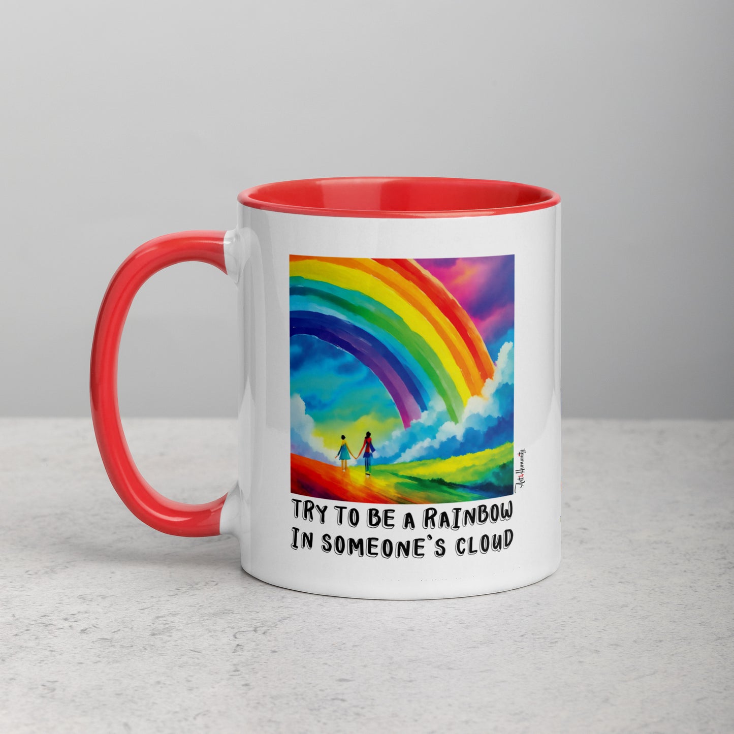 Be Rainbow in Someone's Cloud Mug