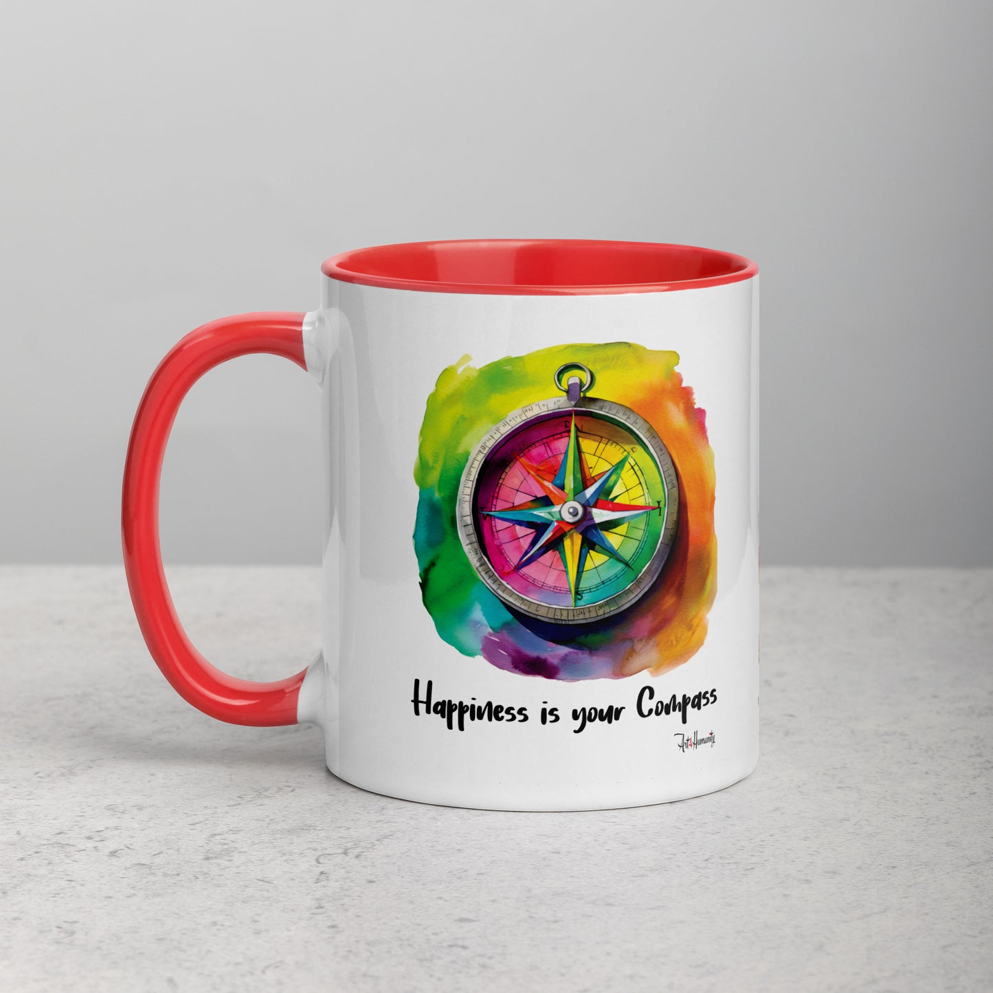 Happiness is Your Compass Mug