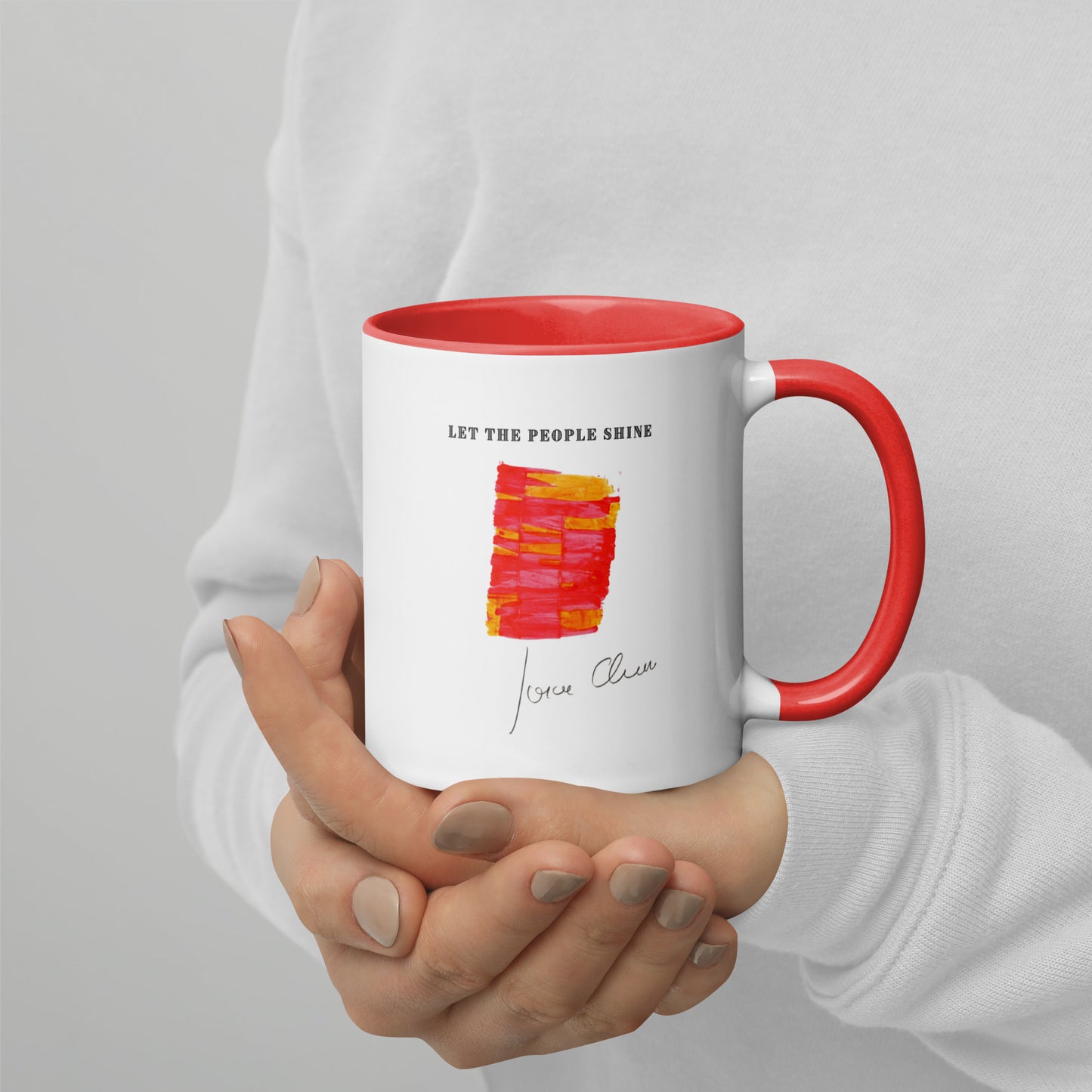 Let the People Shine Mug by Jorge Chaves