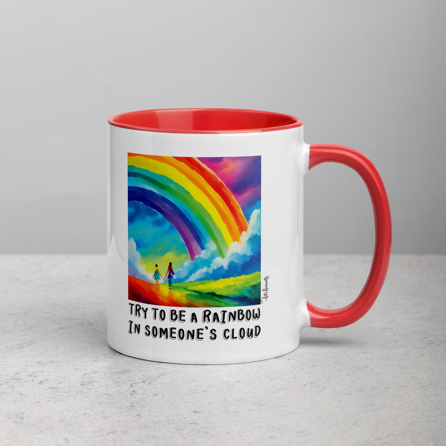 Be Rainbow in Someone's Cloud Mug