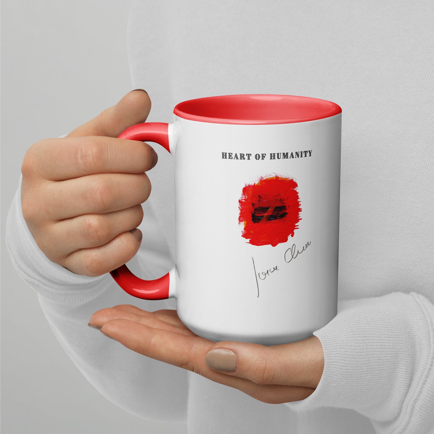 Heart of Humanity Mug by Jorge Chaves
