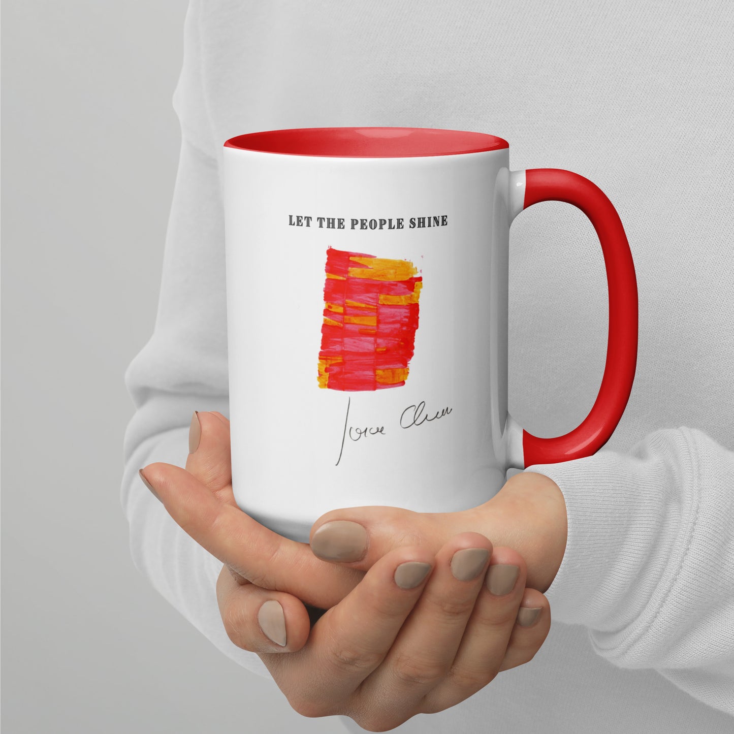 Let the People Shine Mug by Jorge Chaves