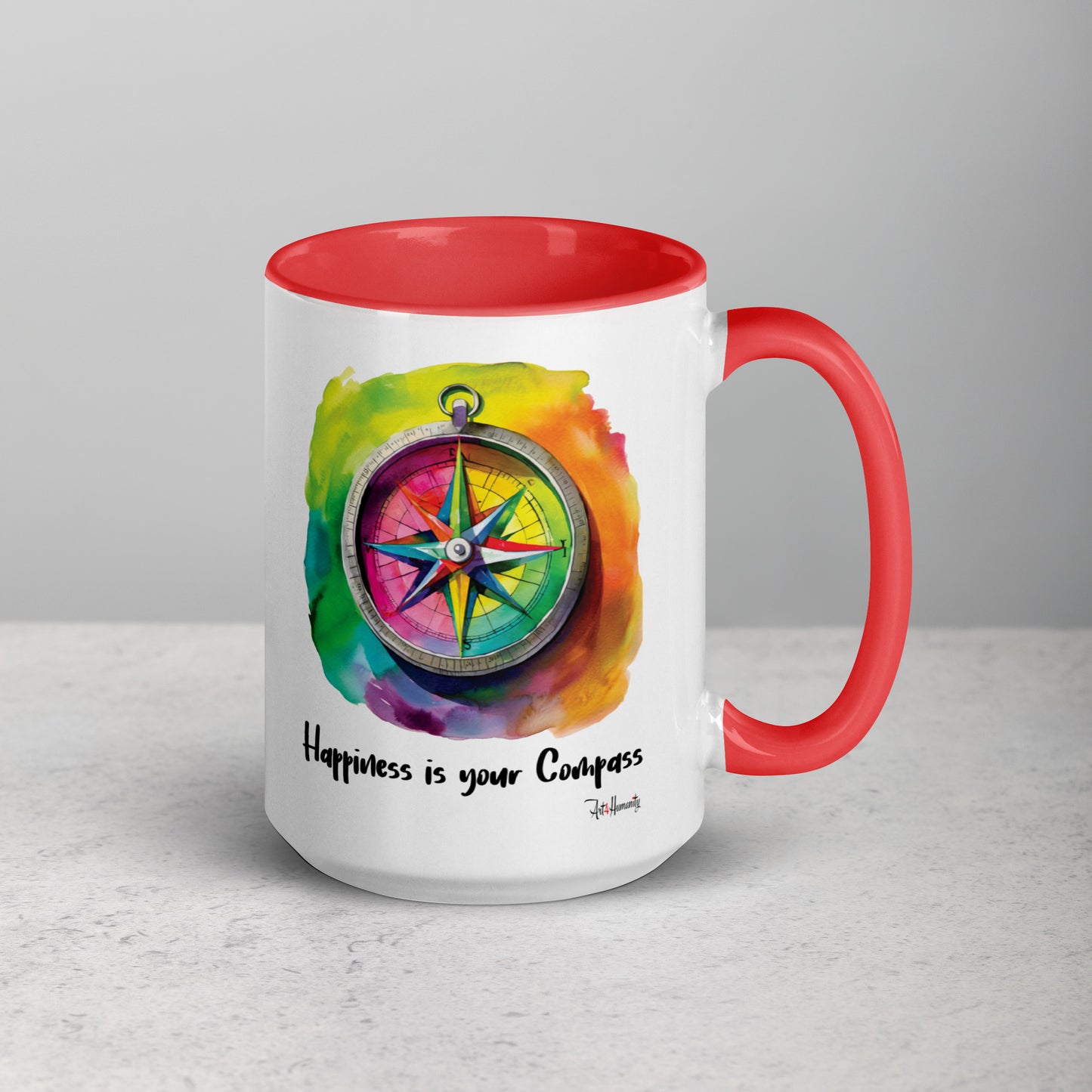 Happiness is Your Compass Mug