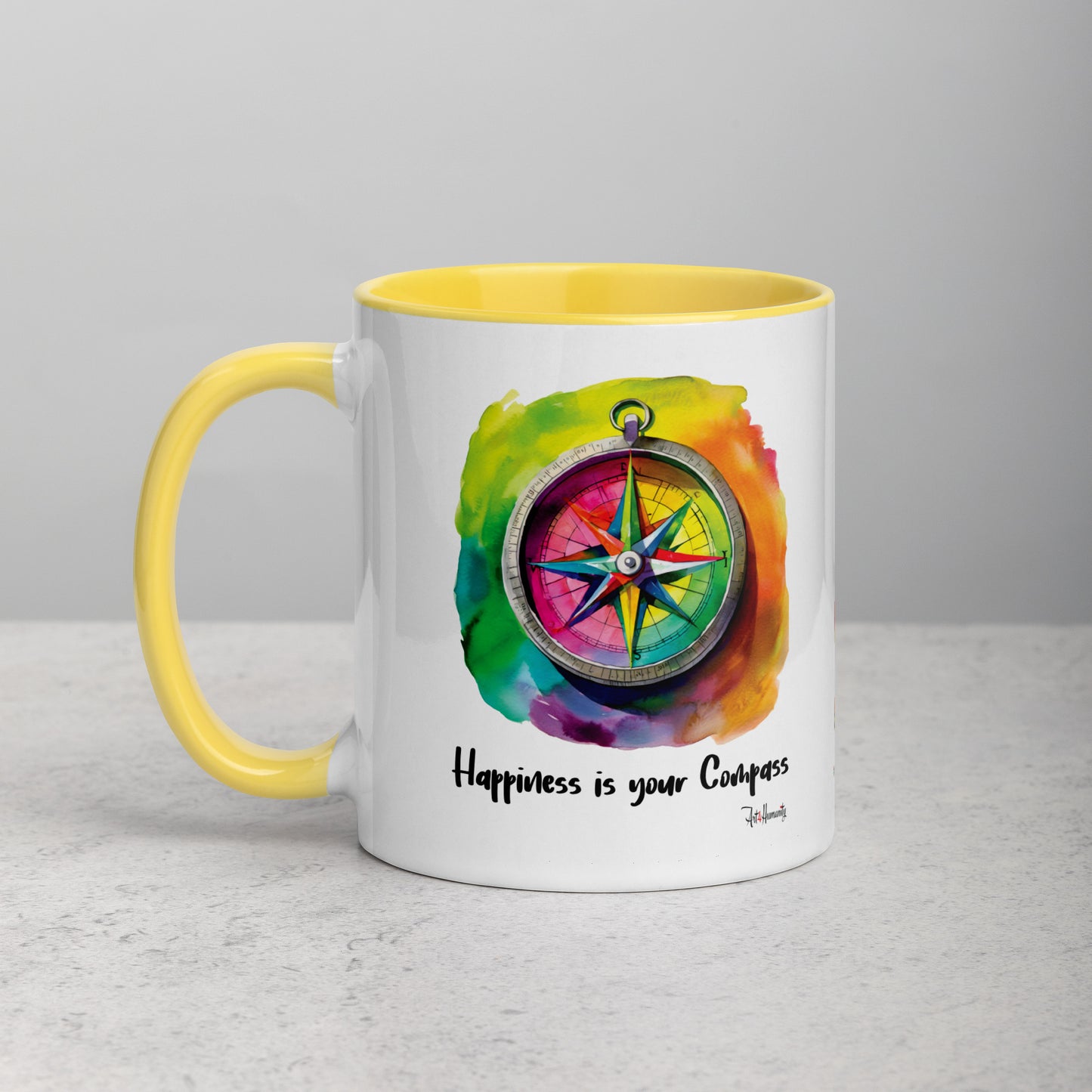 Happiness is Your Compass Mug