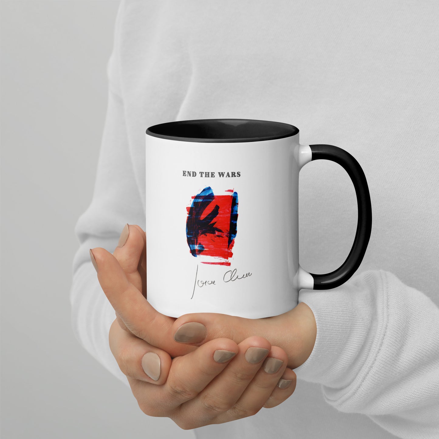 End the Wars Mug by Jorge Chaves