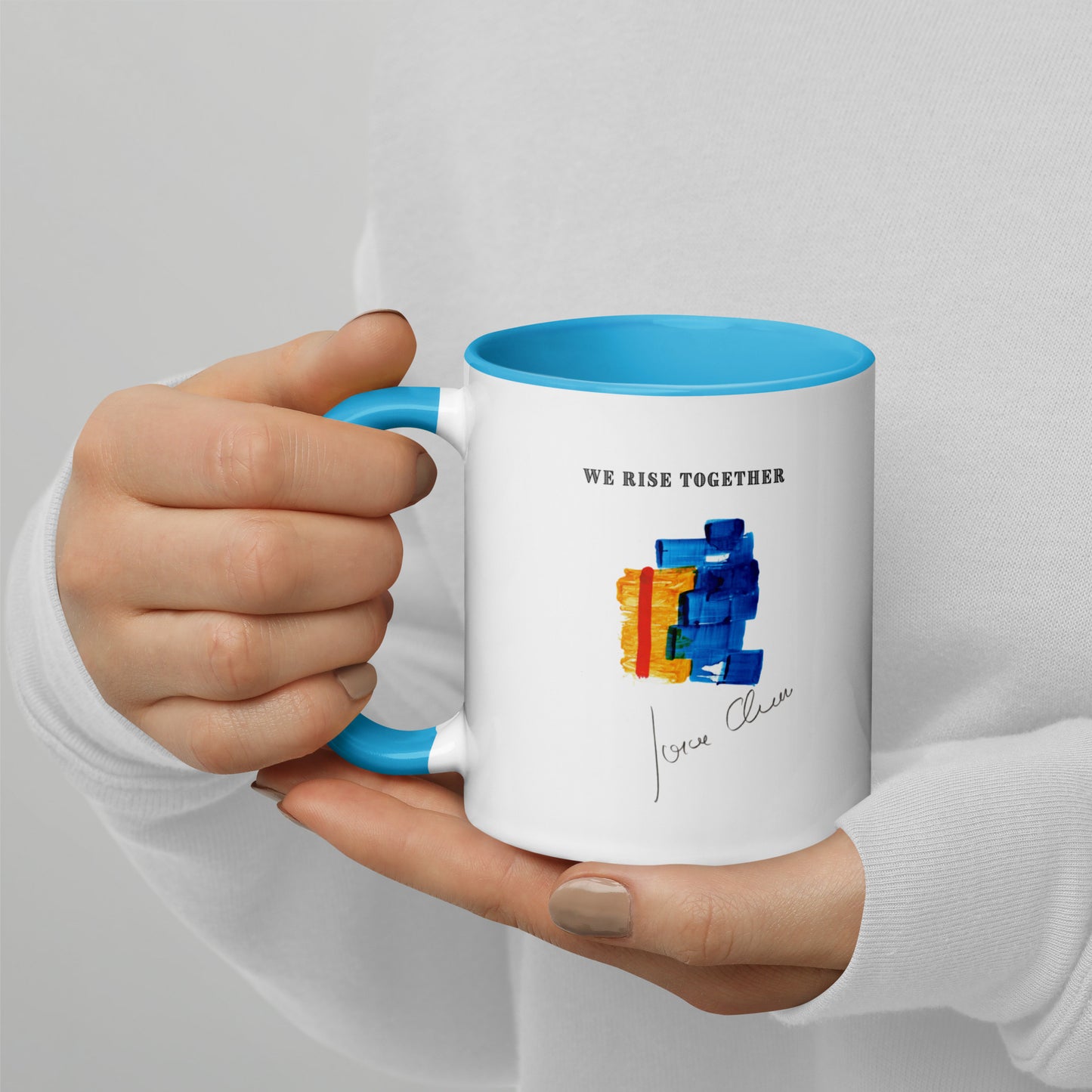 We Rise Together Mug by Jorge Chaves