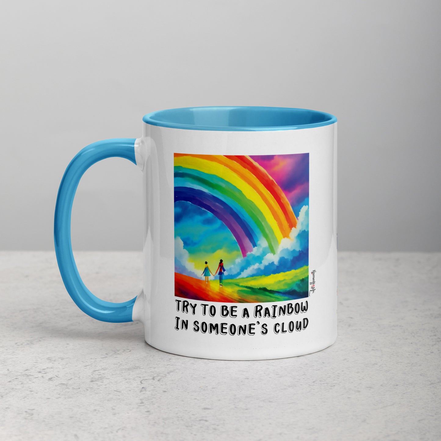 Be Rainbow in Someone's Cloud Mug