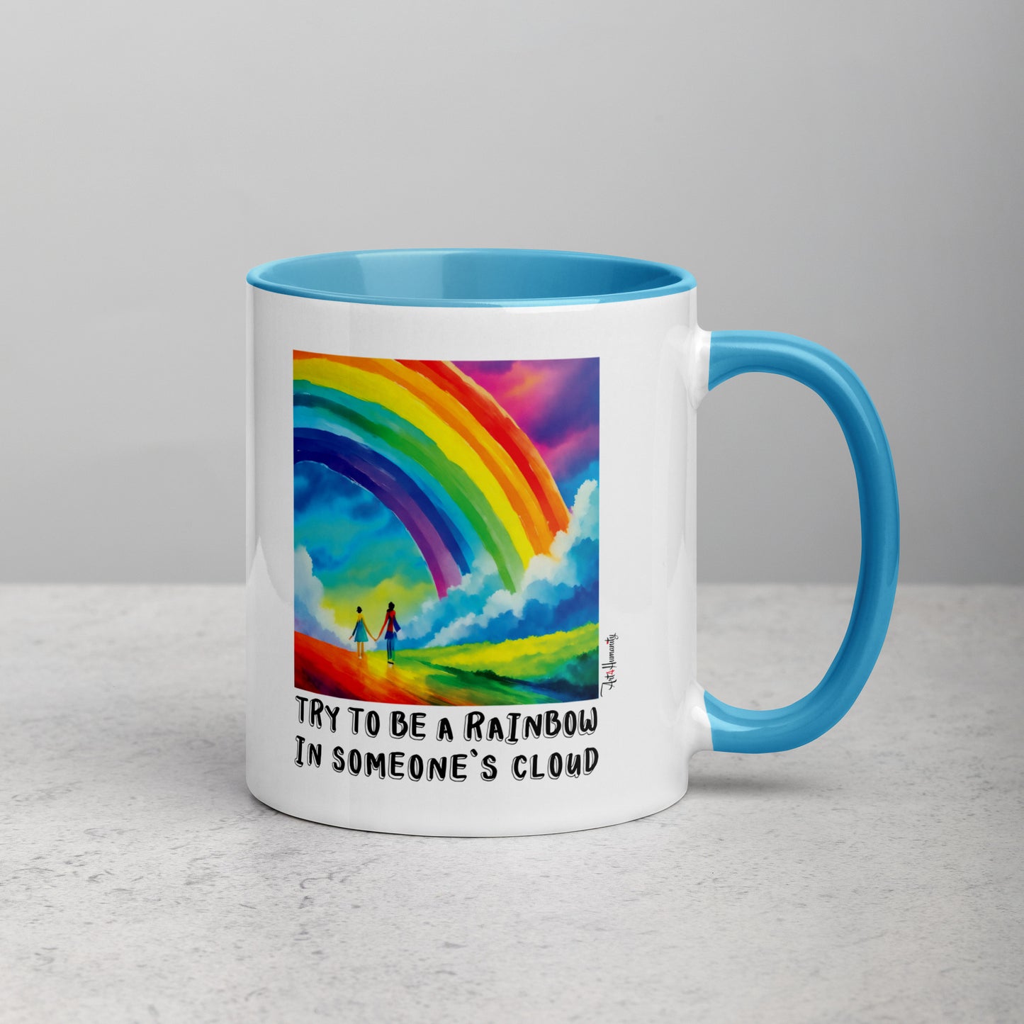 Be Rainbow in Someone's Cloud Mug