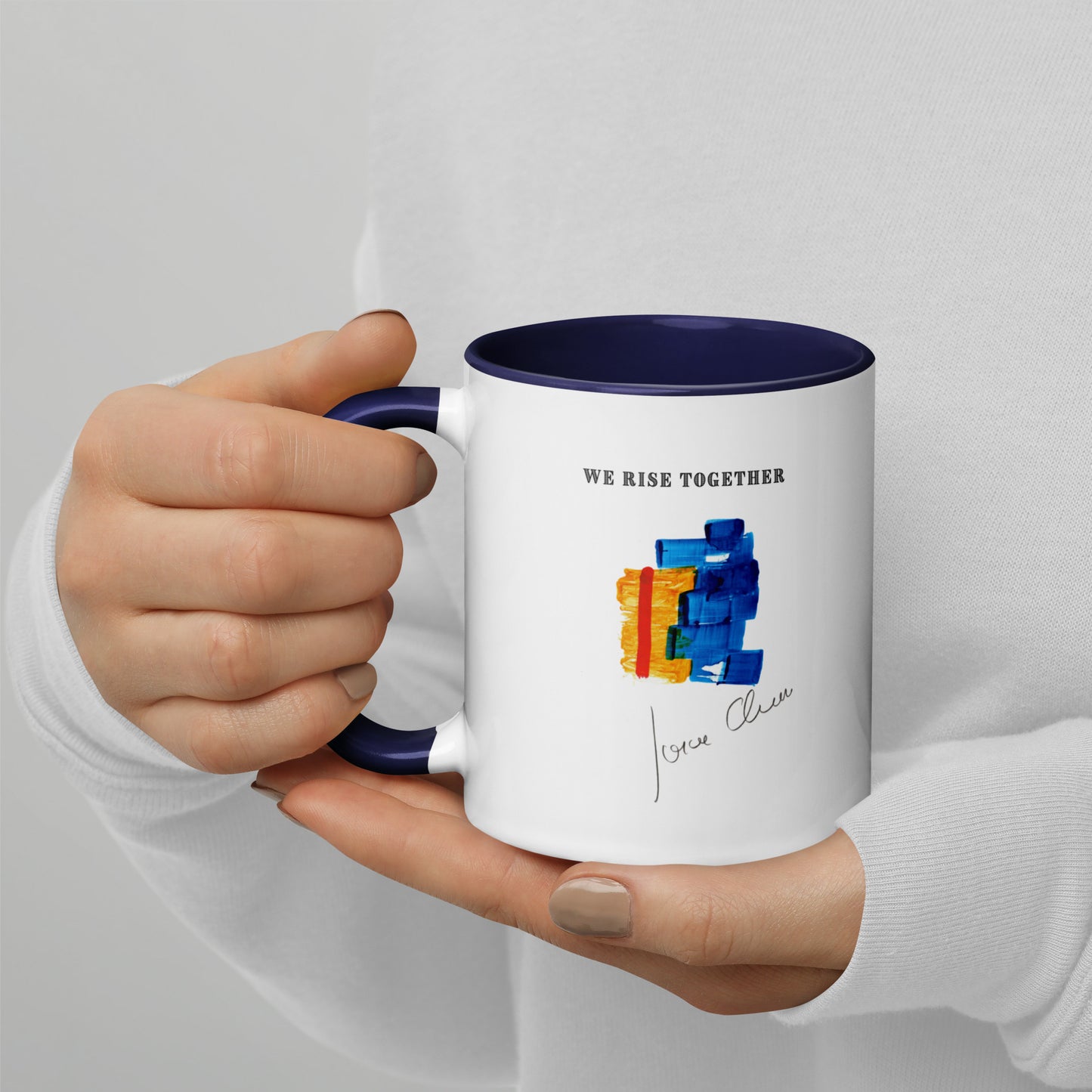 We Rise Together Mug by Jorge Chaves