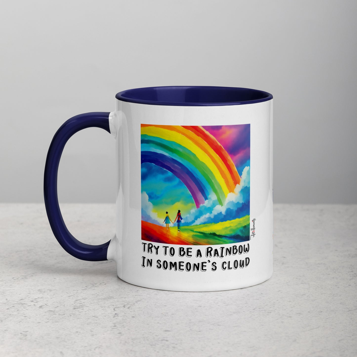 Be Rainbow in Someone's Cloud Mug