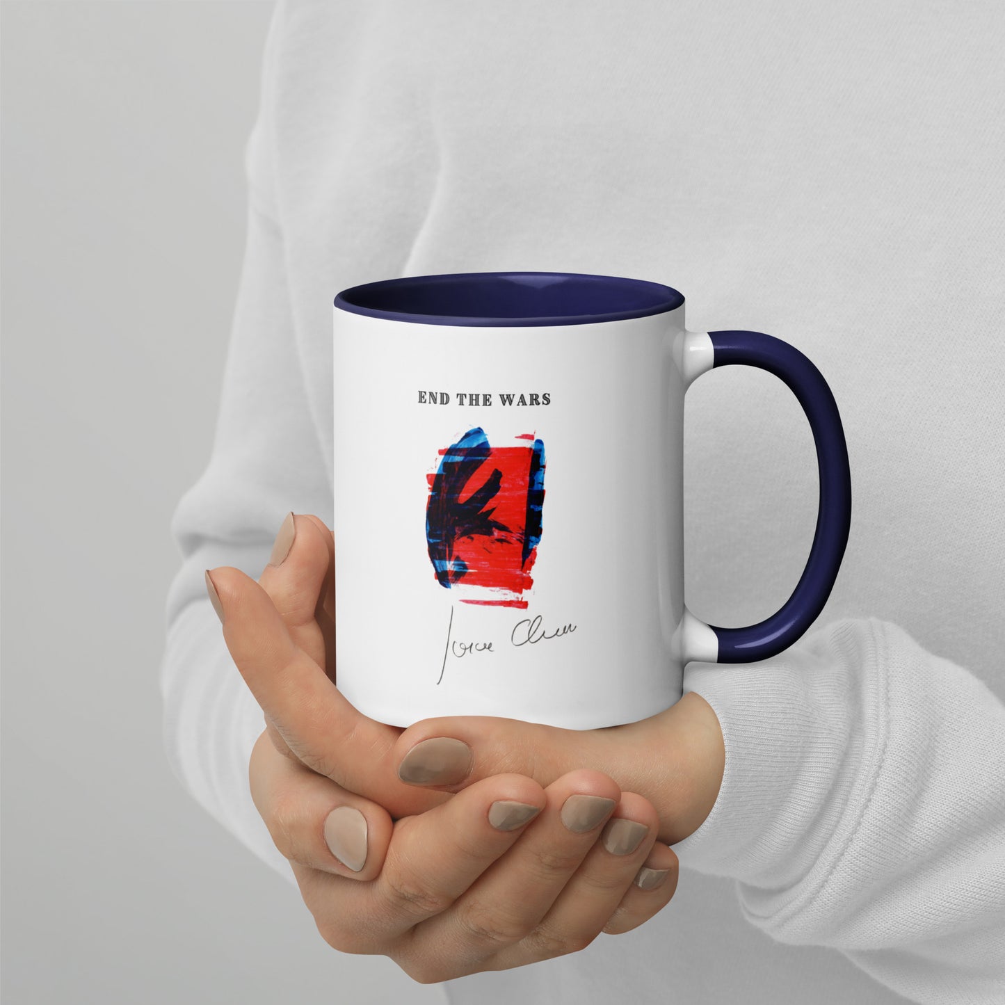 End the Wars Mug by Jorge Chaves