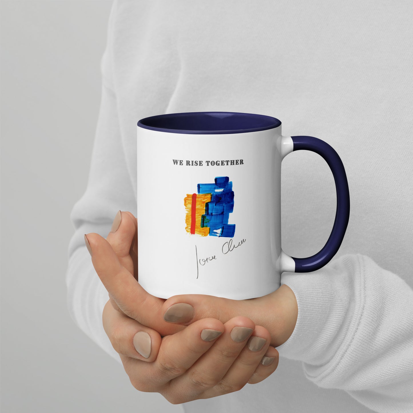 We Rise Together Mug by Jorge Chaves