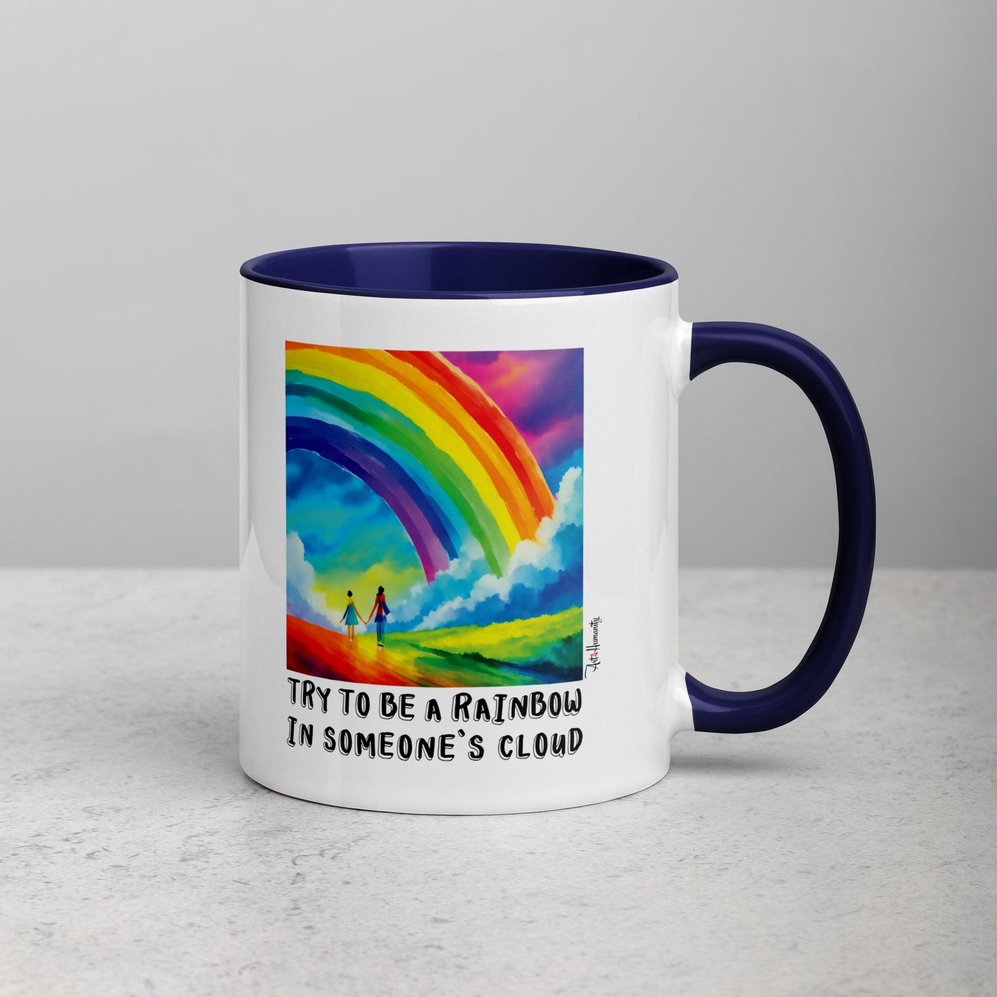 Be Rainbow in Someone's Cloud Mug