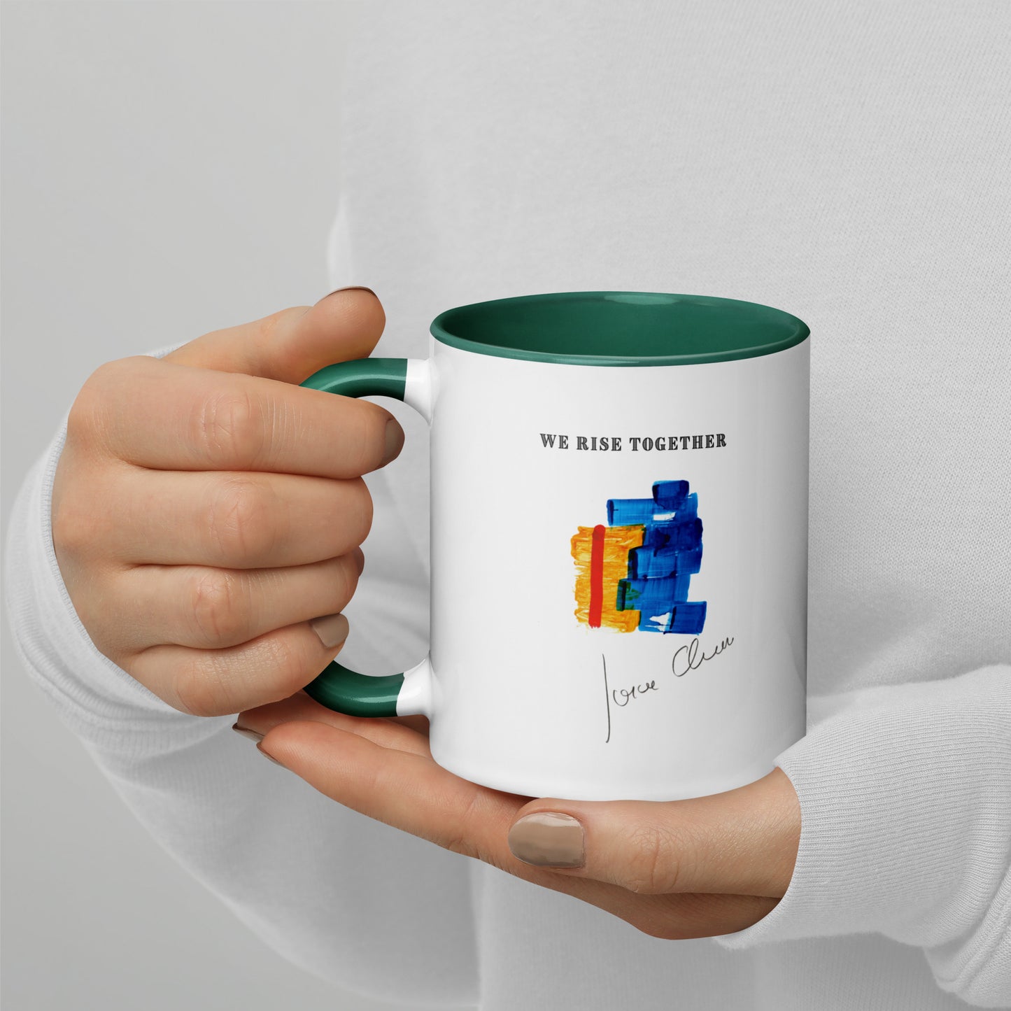 We Rise Together Mug by Jorge Chaves