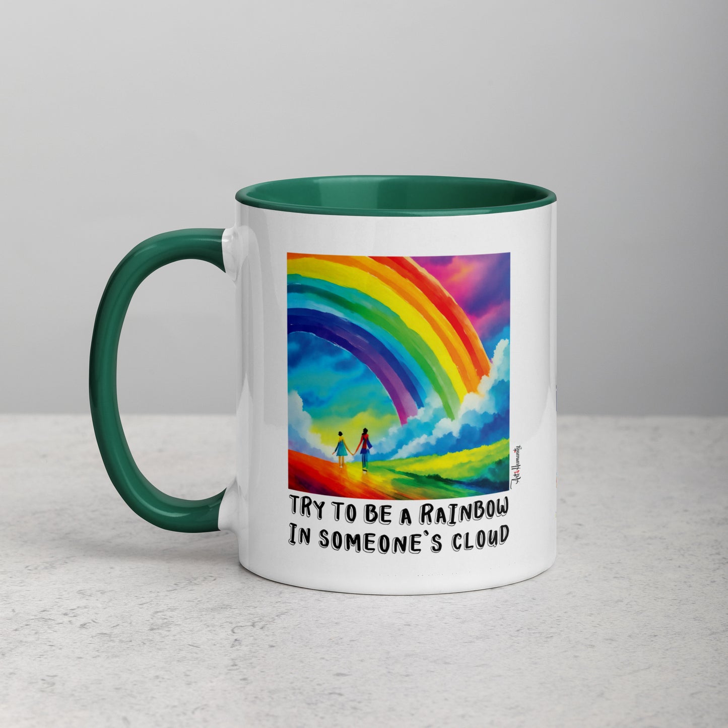 Be Rainbow in Someone's Cloud Mug