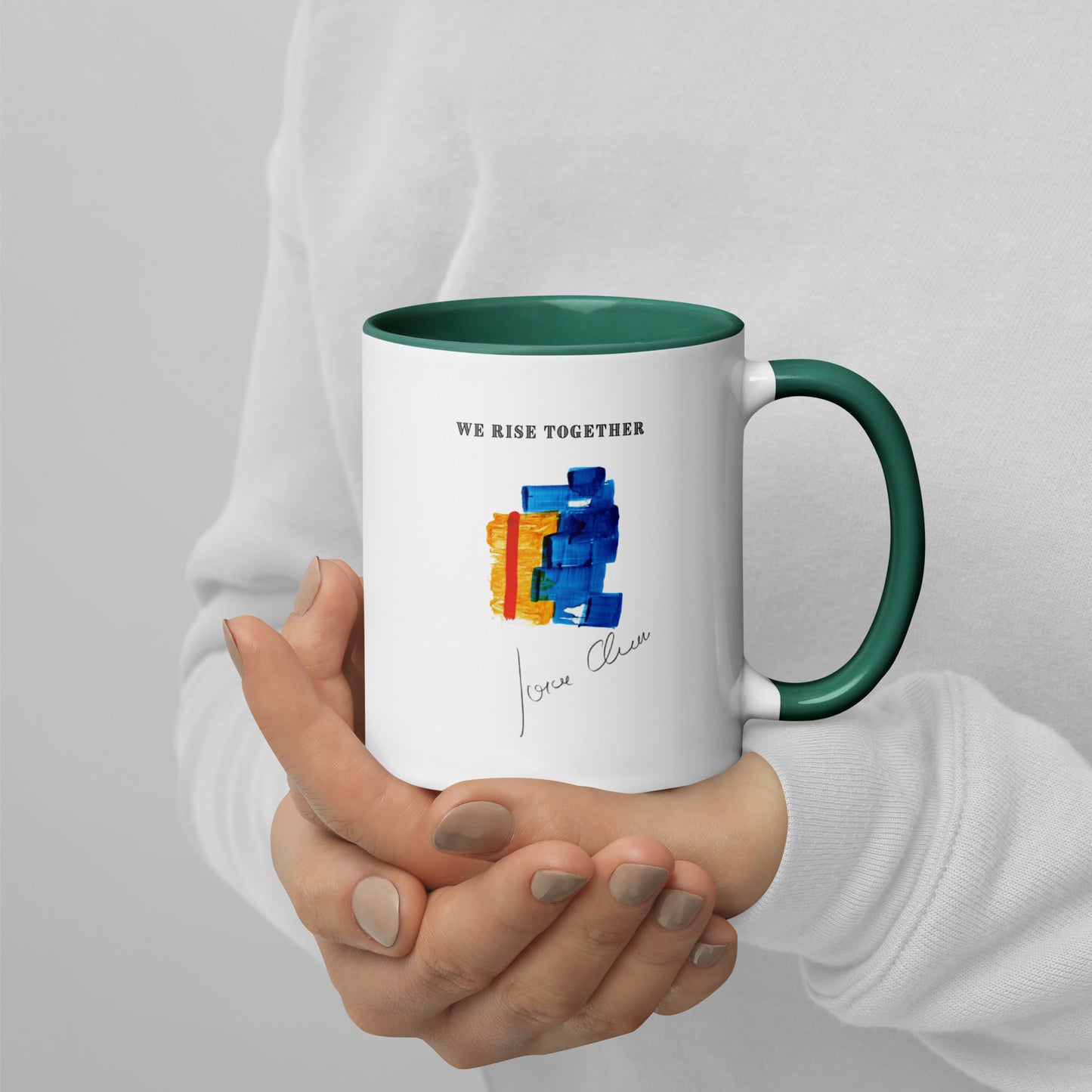 We Rise Together Mug by Jorge Chaves