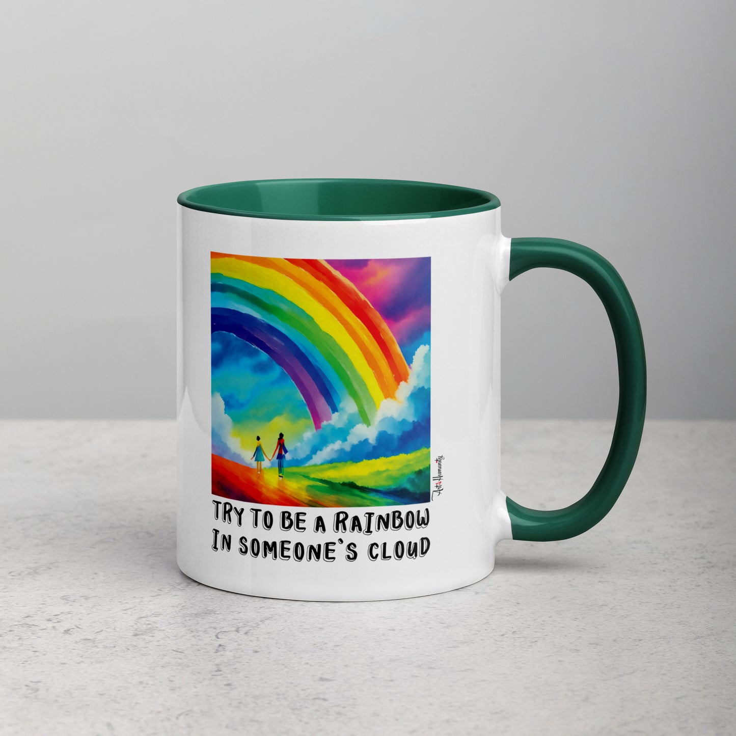 Be Rainbow in Someone's Cloud Mug