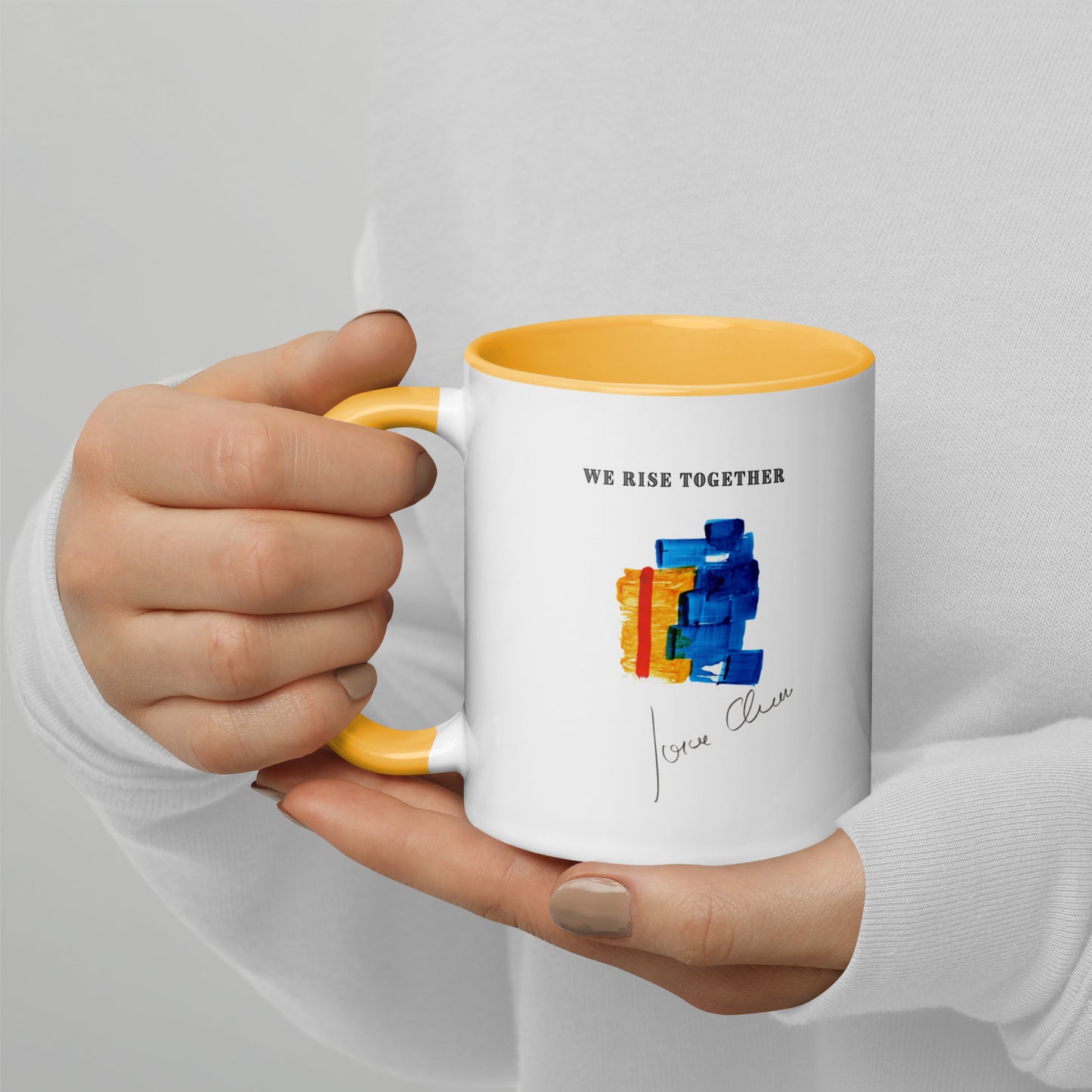 We Rise Together Mug by Jorge Chaves