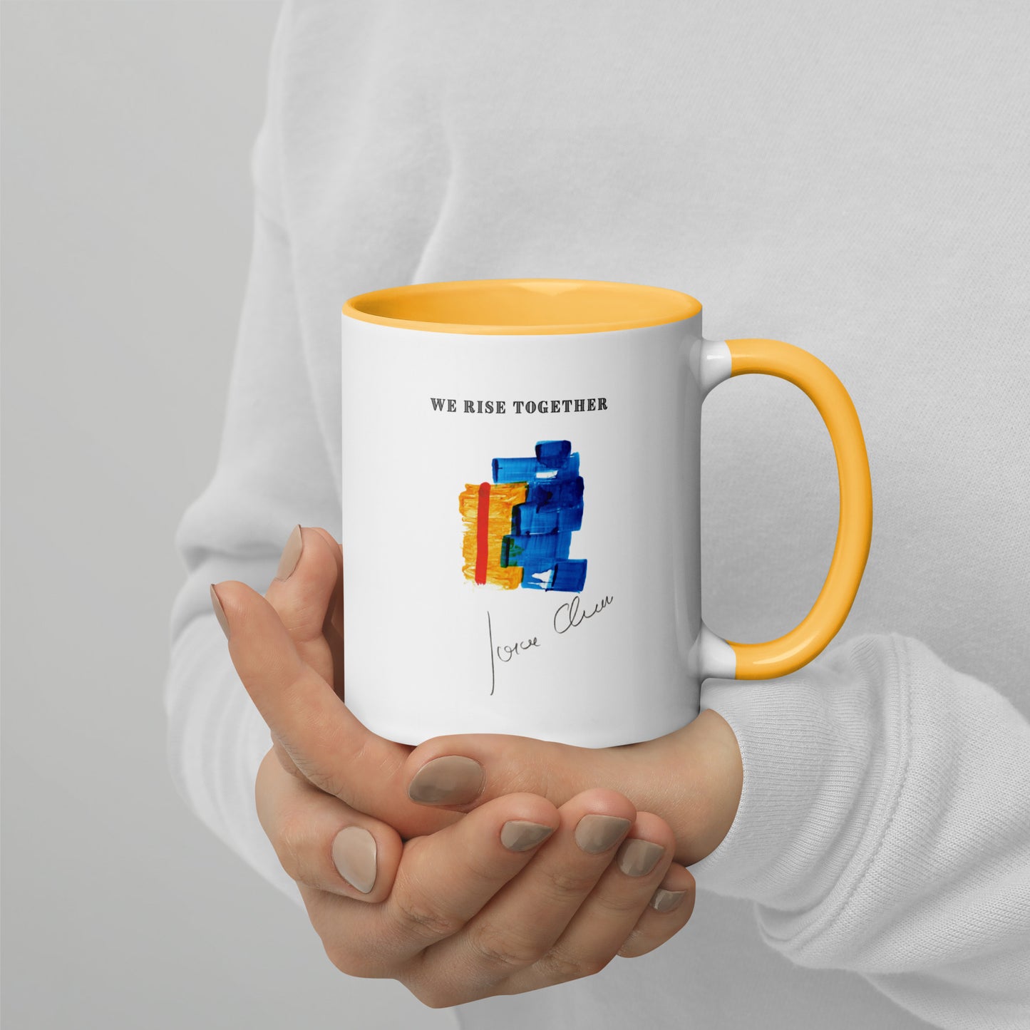 We Rise Together Mug by Jorge Chaves