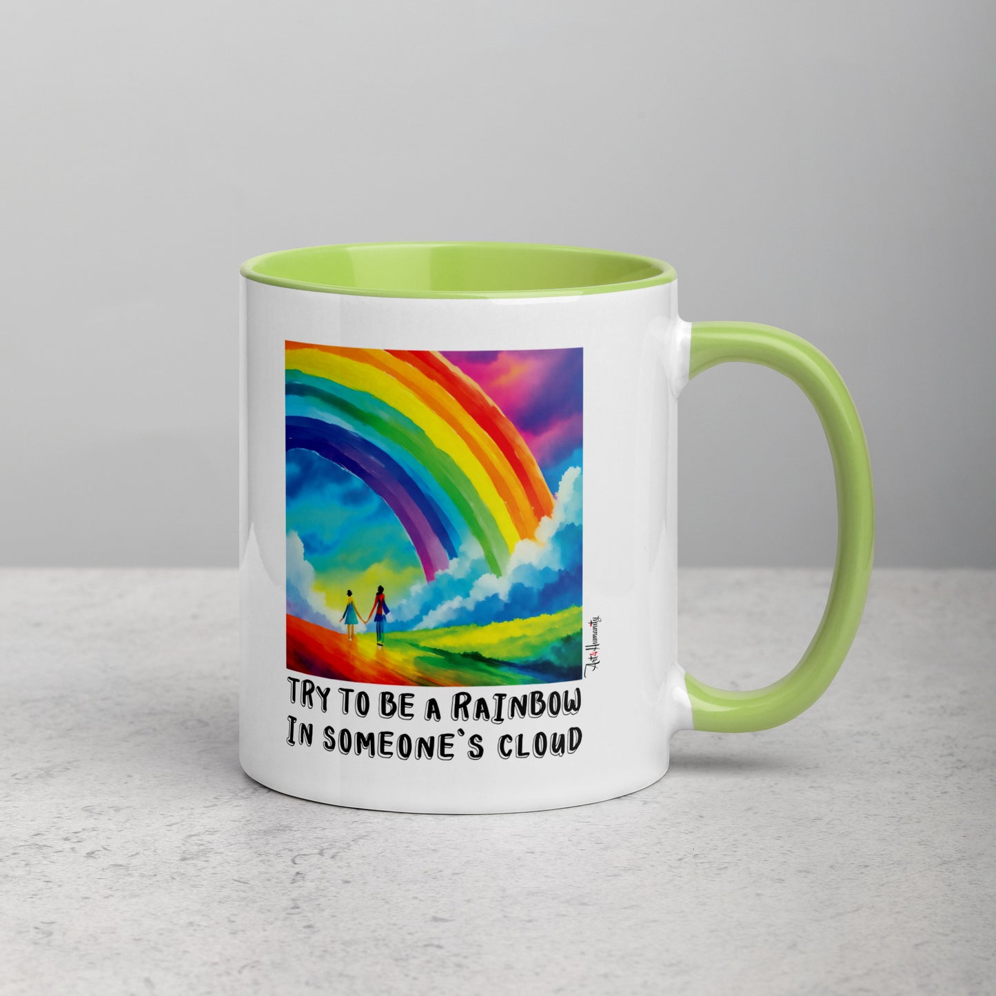 Be Rainbow in Someone's Cloud Mug