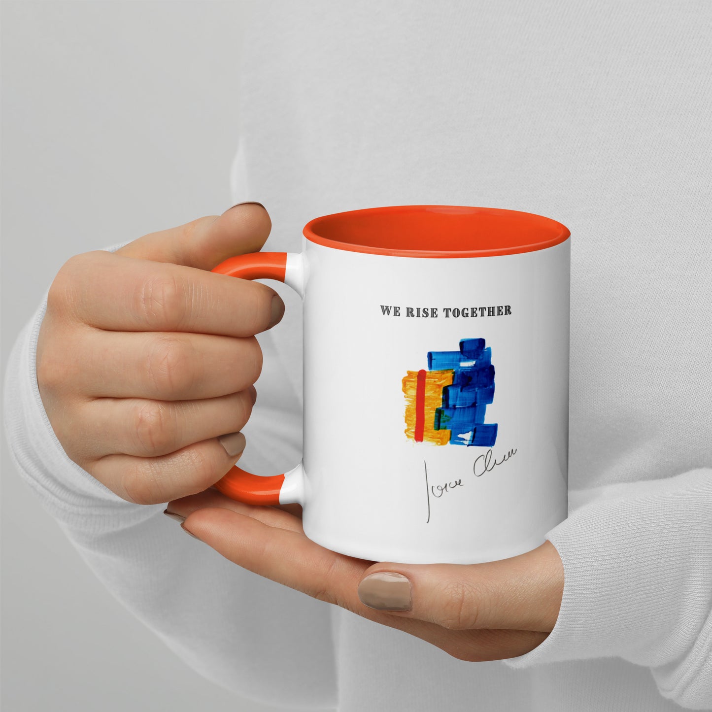 We Rise Together Mug by Jorge Chaves