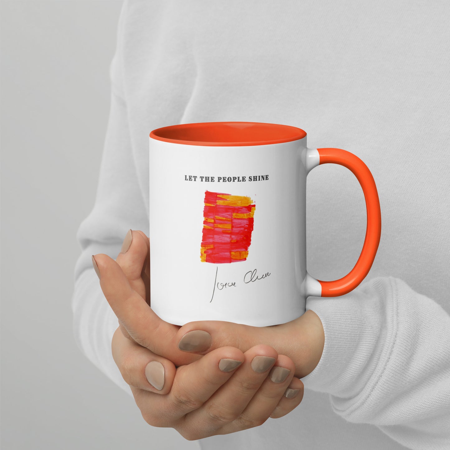 Let the People Shine Mug by Jorge Chaves