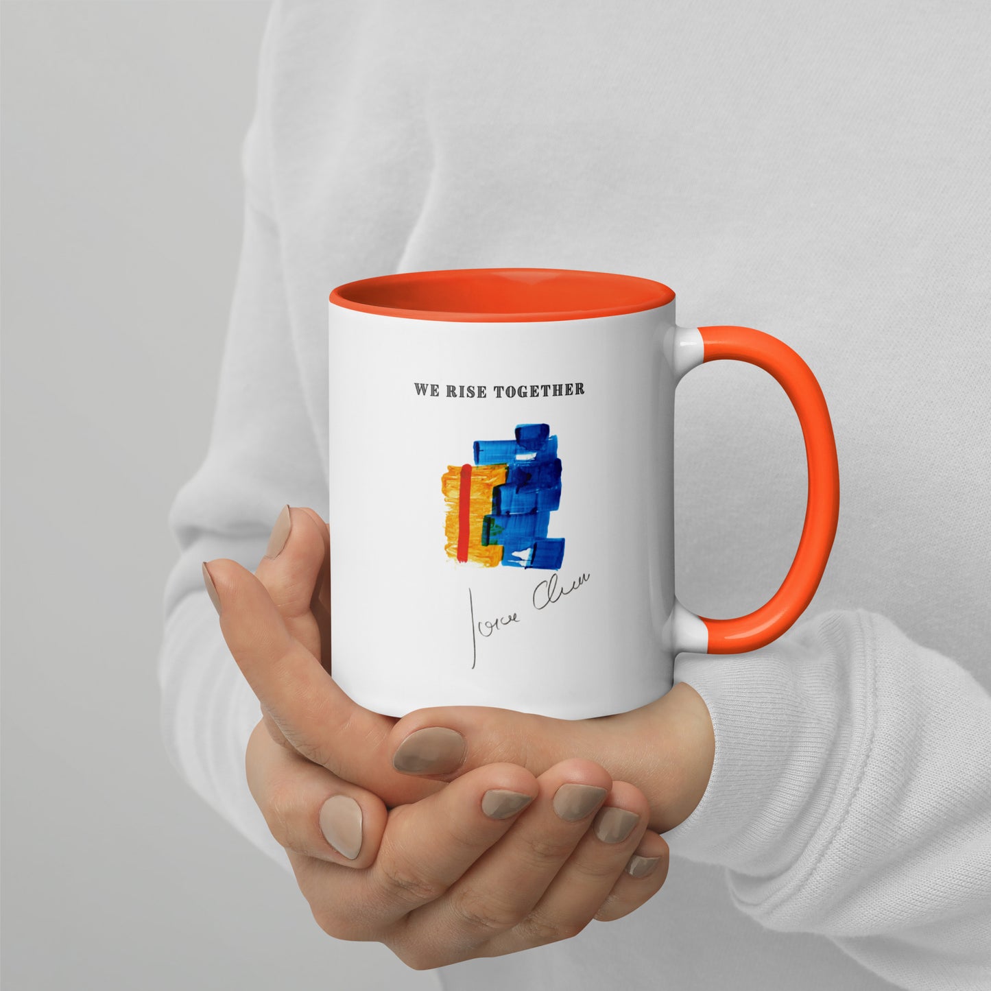 We Rise Together Mug by Jorge Chaves