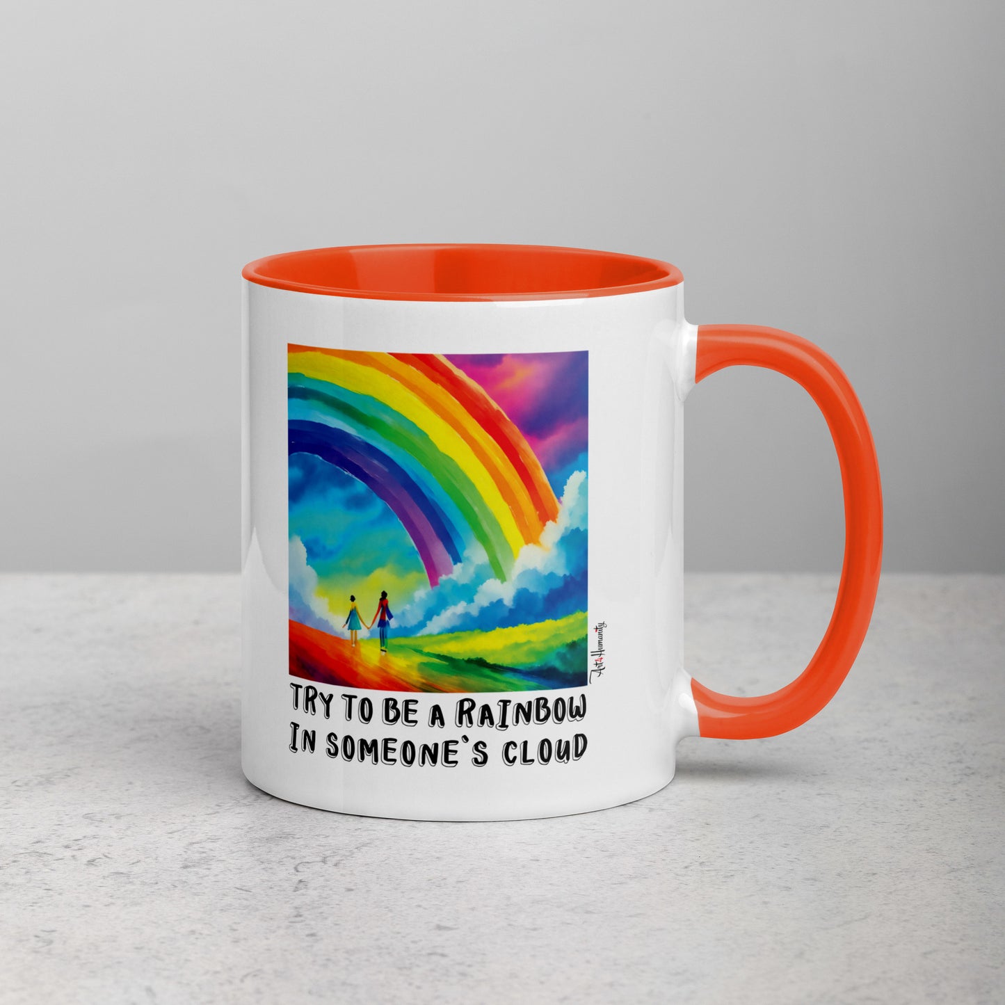 Be Rainbow in Someone's Cloud Mug