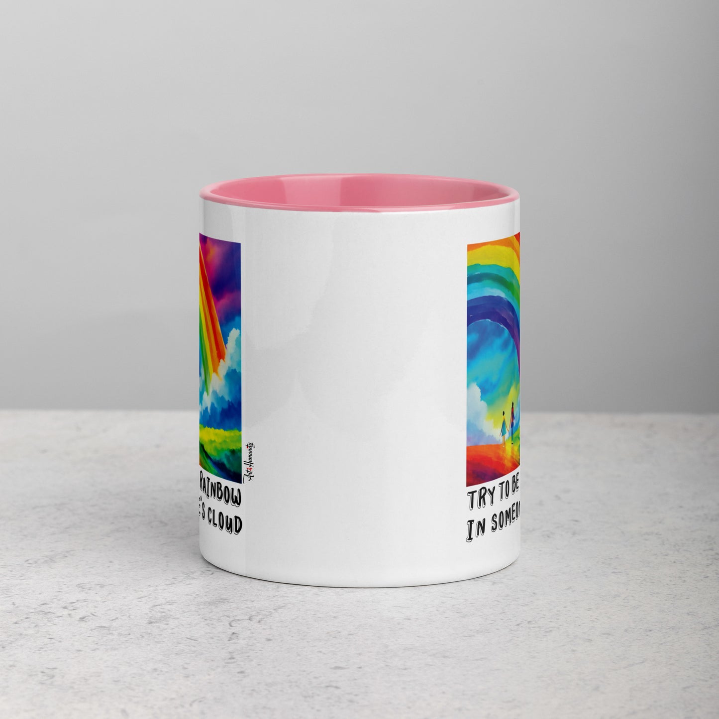 Be Rainbow in Someone's Cloud Mug