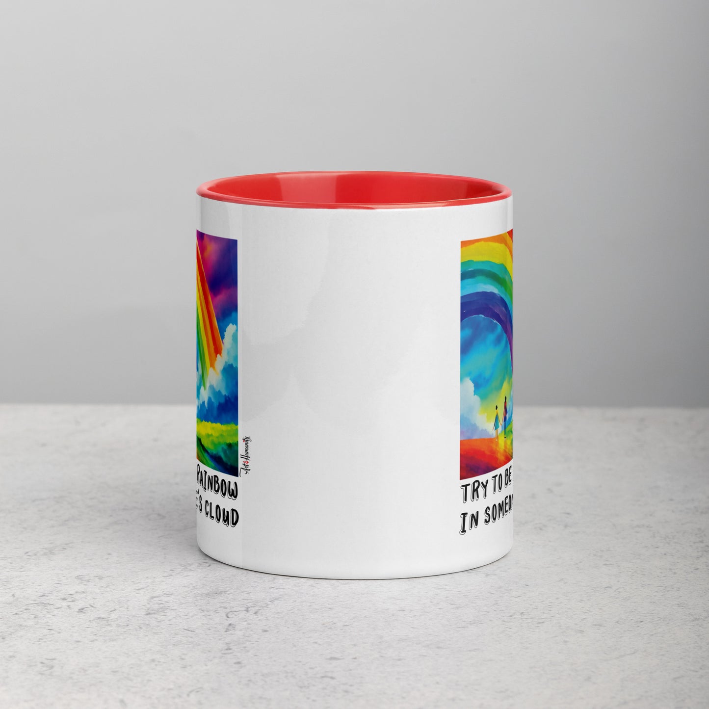 Be Rainbow in Someone's Cloud Mug