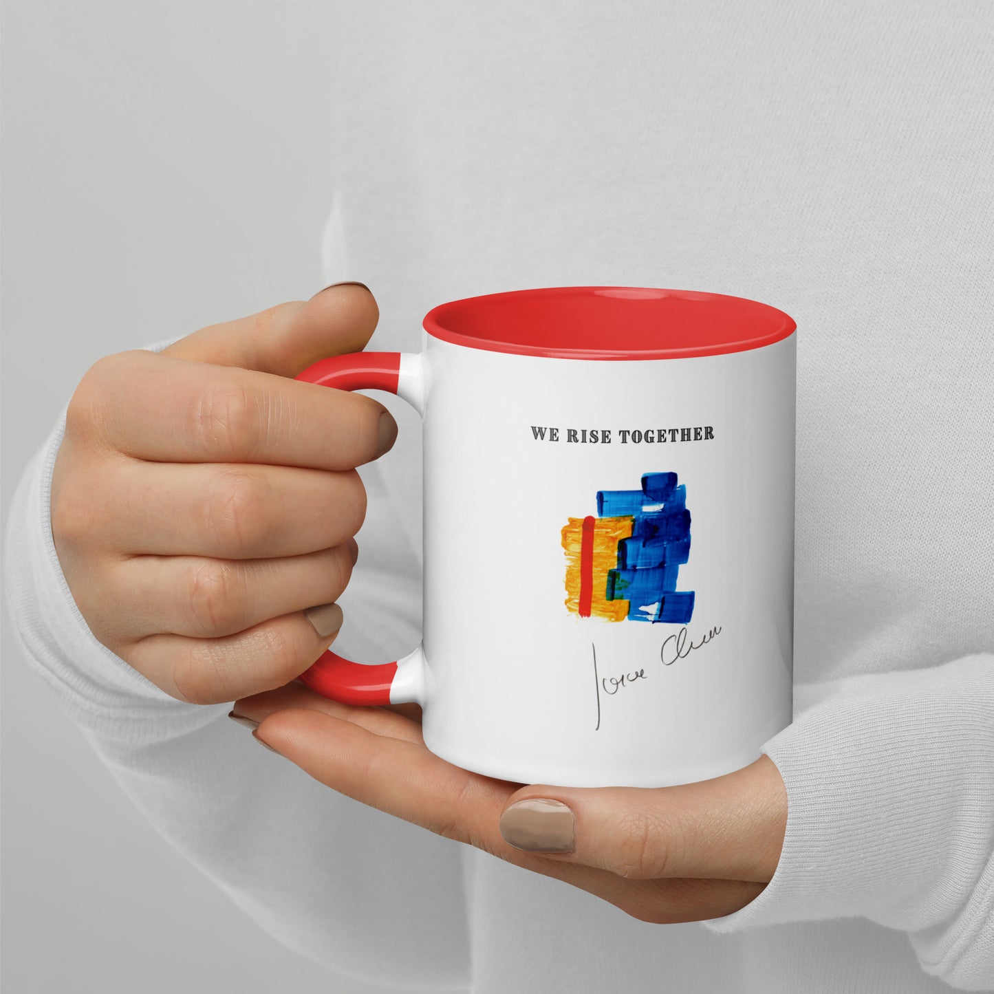 We Rise Together Mug by Jorge Chaves