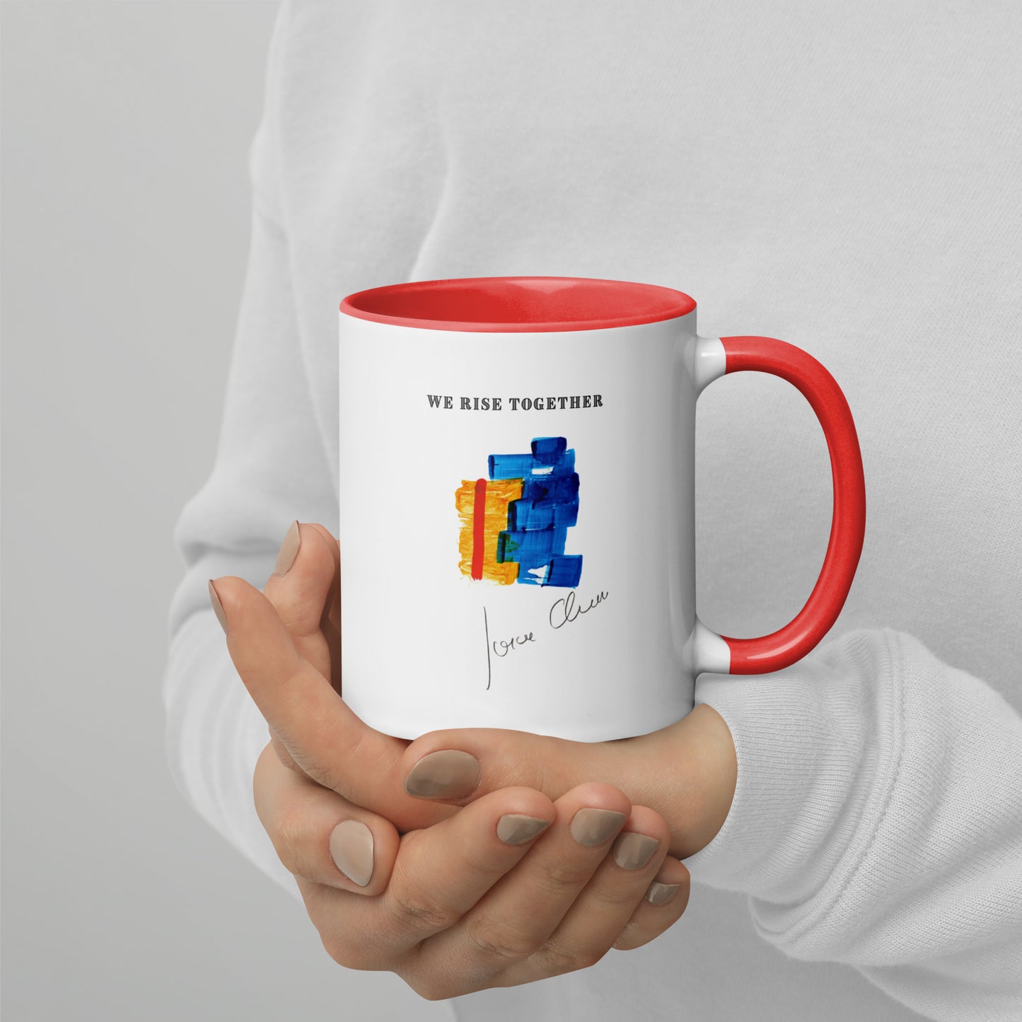 We Rise Together Mug by Jorge Chaves