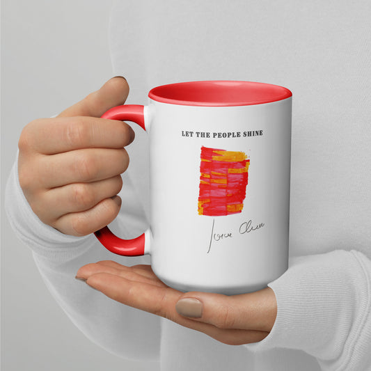 Let the People Shine Mug by Jorge Chaves